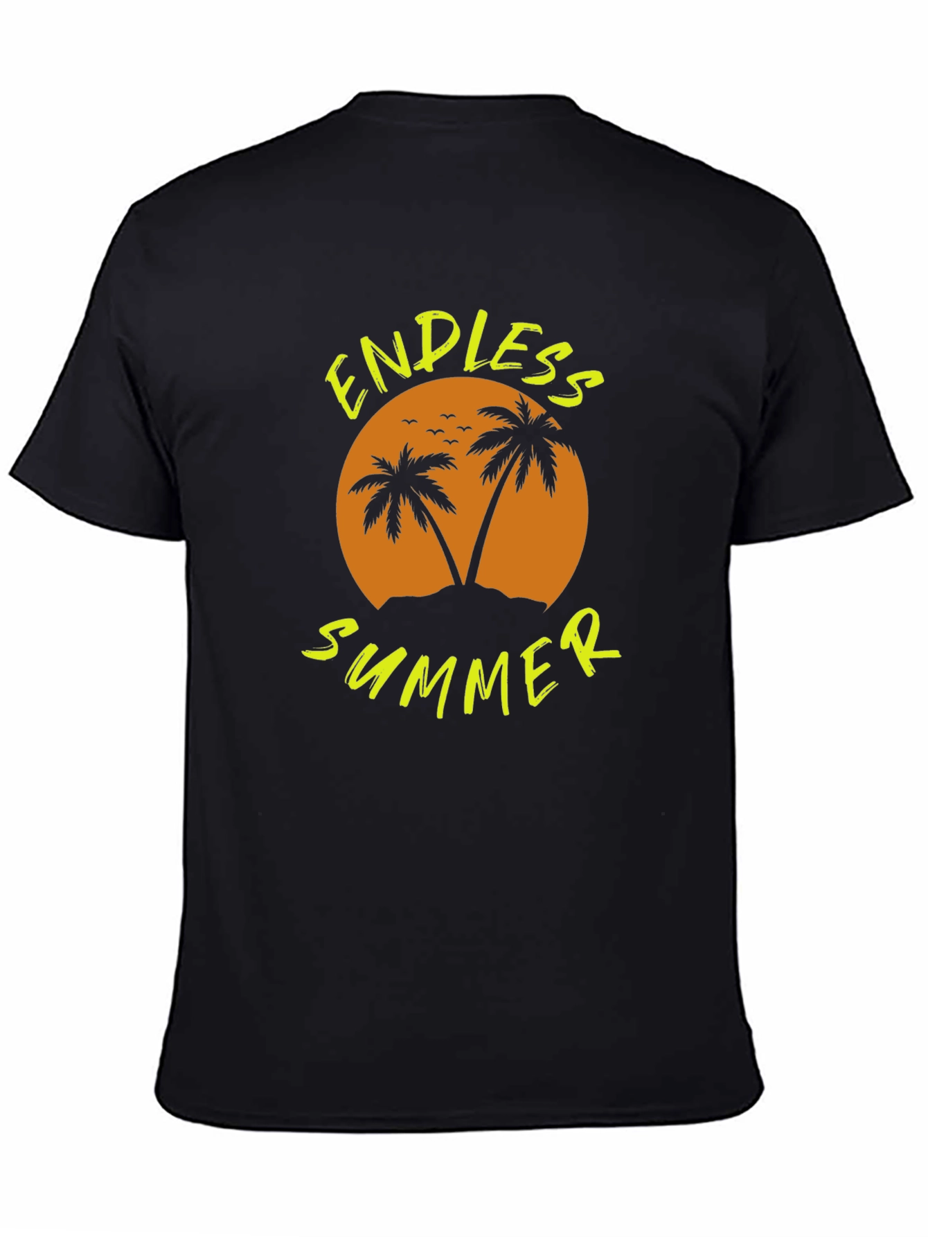 Black Endless Summer Graphic Black T-Shirt view 4