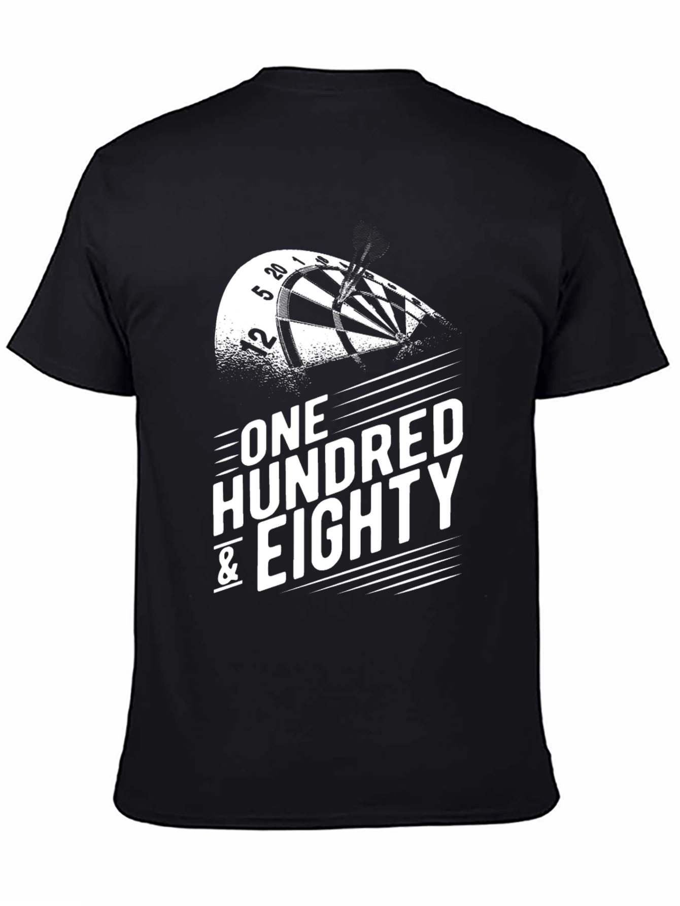 Black One Hundred & Eighty Dart T-Shirt view 4