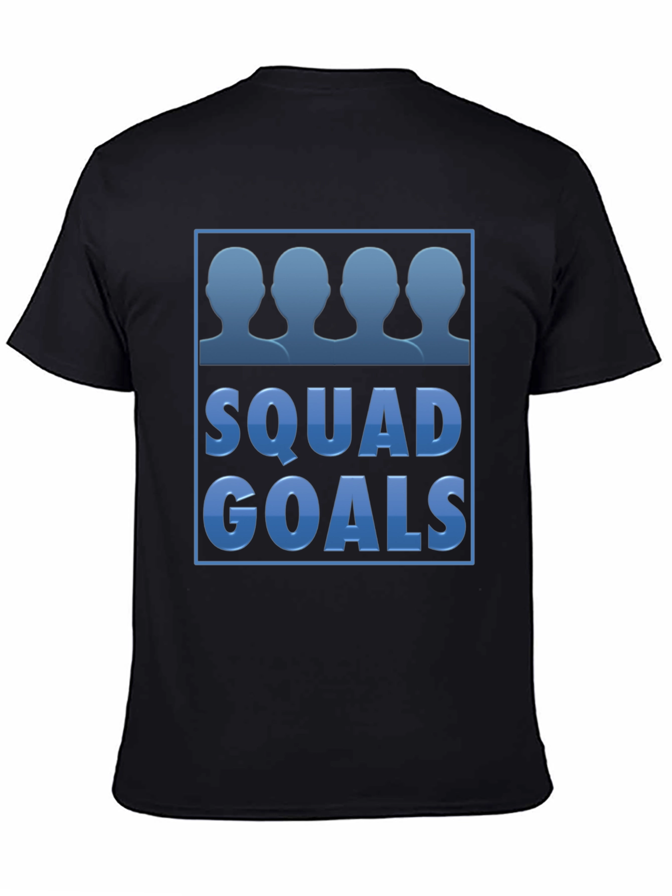 Black Squad Goals Graphic Tee view 4
