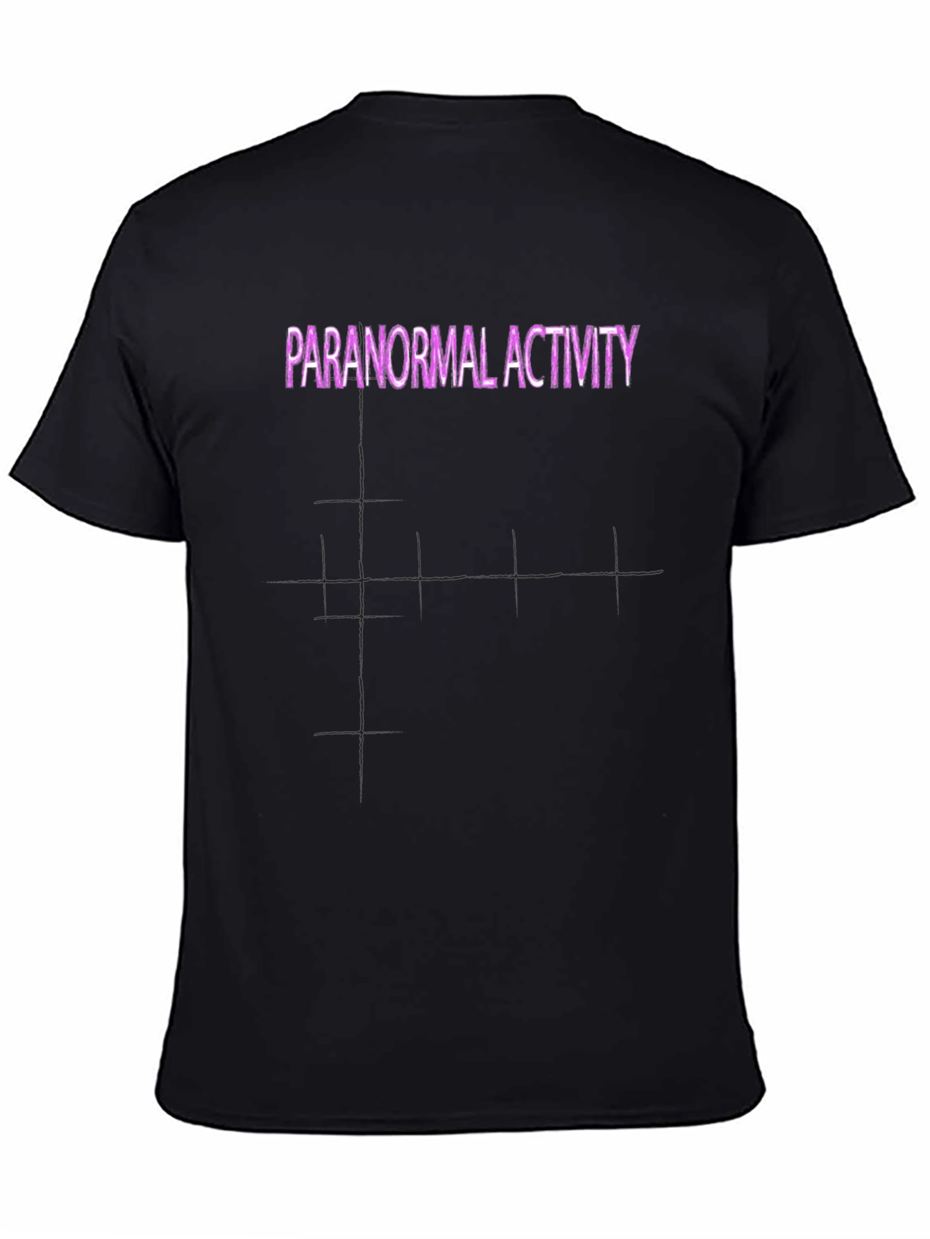Black Paranormal Activity Graphic Tee view 4