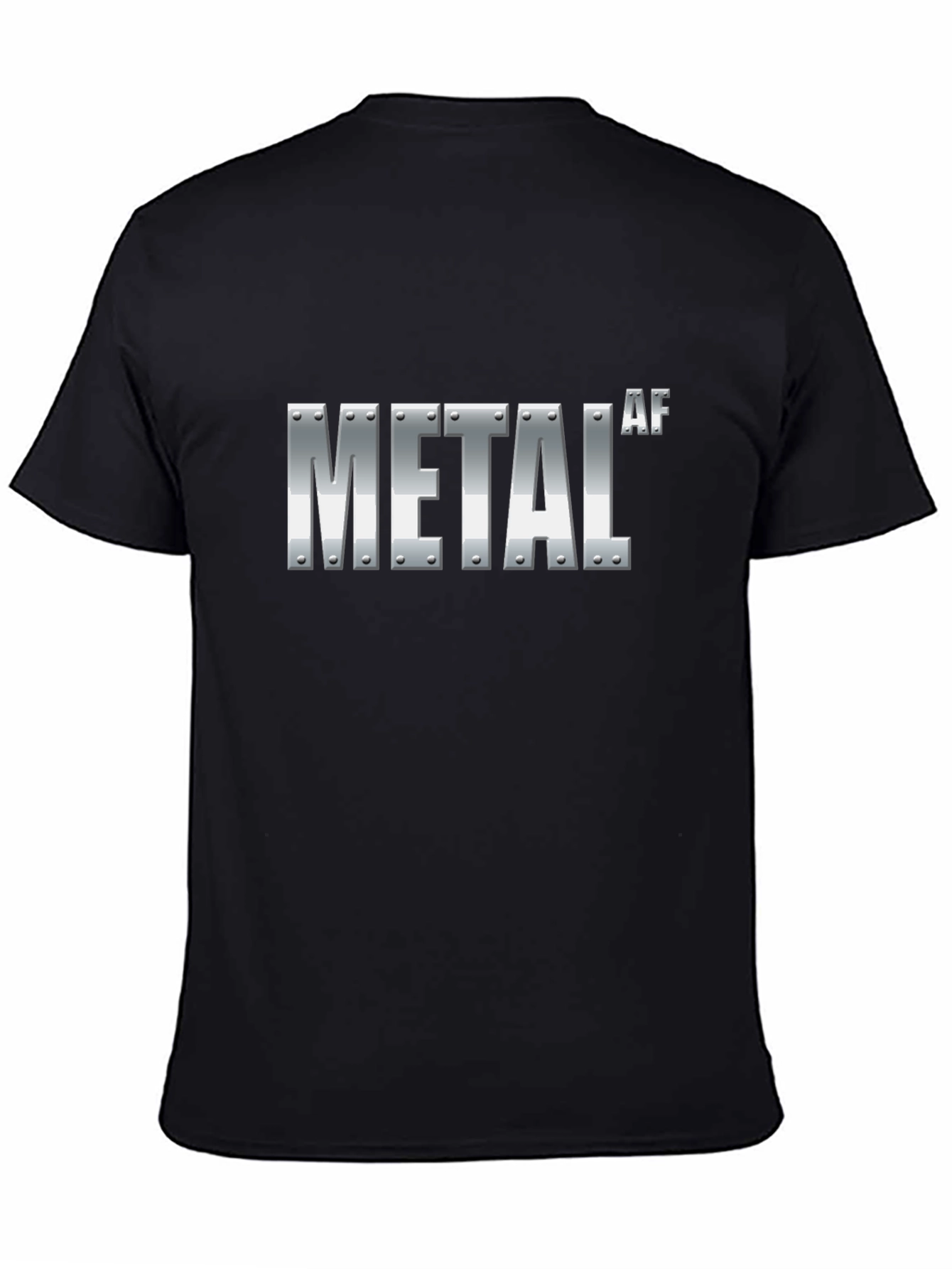 Metal AF Graphic Black T-Shirt - 4