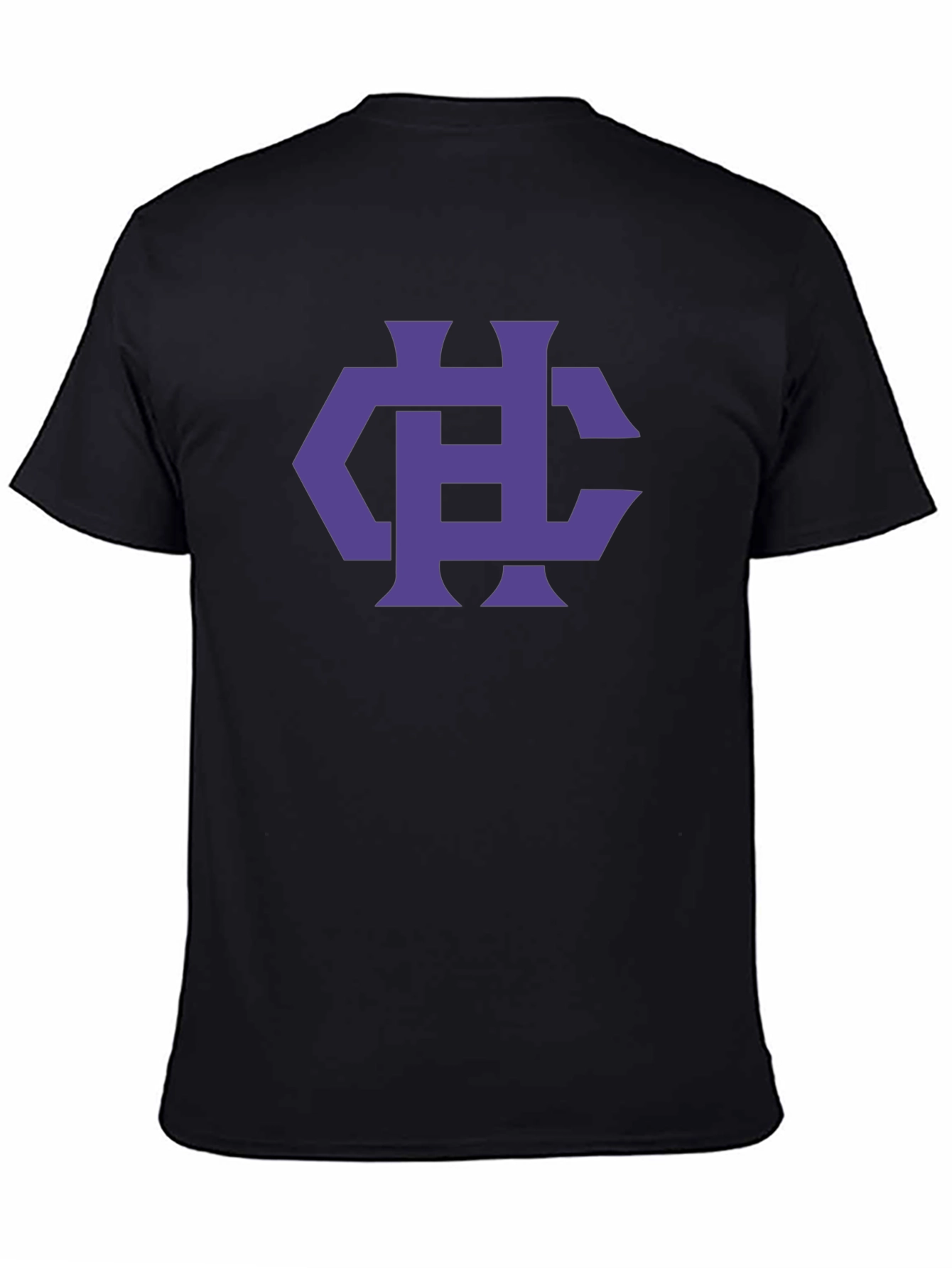 Black HC Logo T-Shirt - Stylish Casual Wear view 4