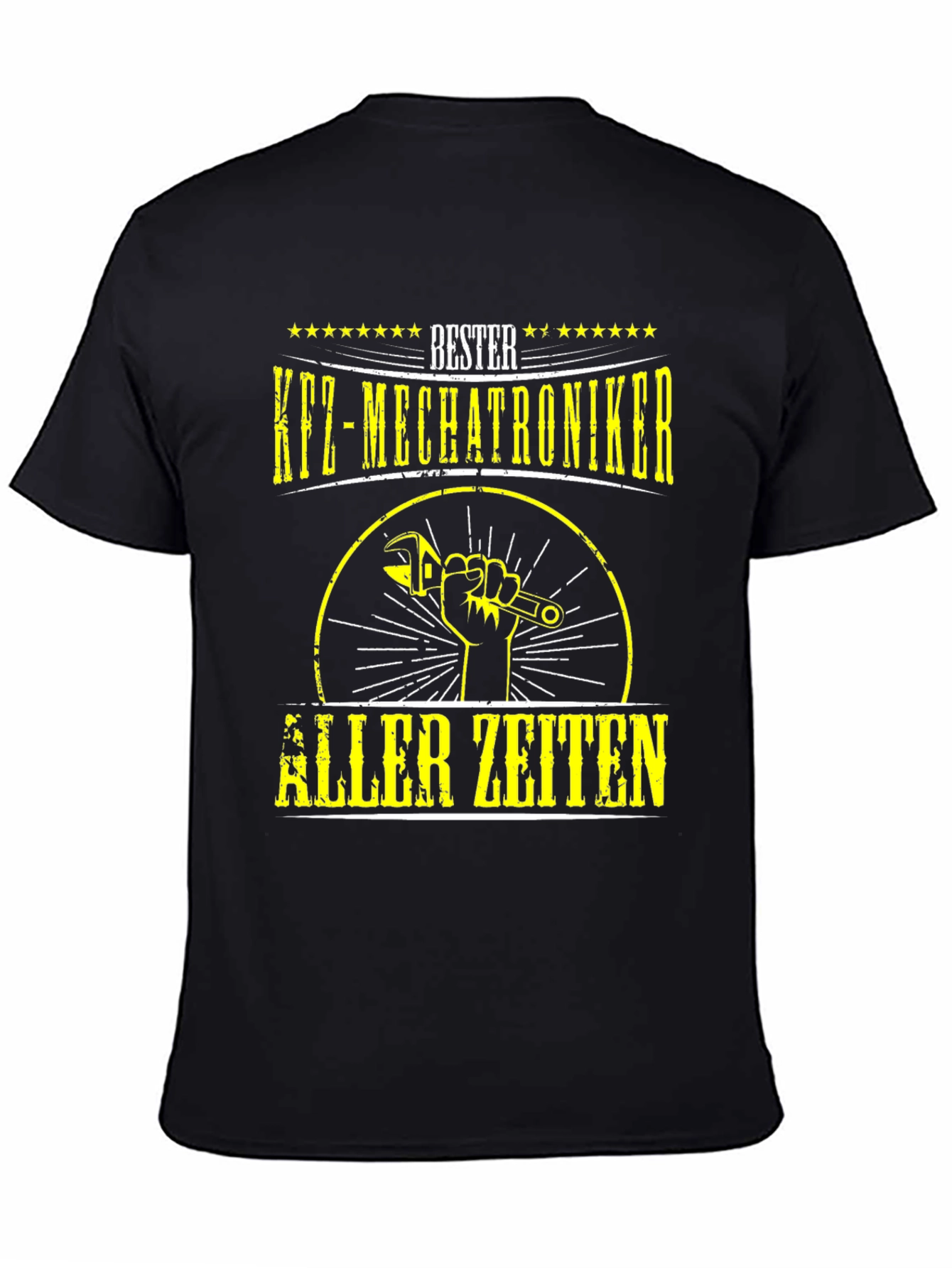 Black Bester KFZ-Mechatroniker T-Shirt - Mechanic Shirt view 4