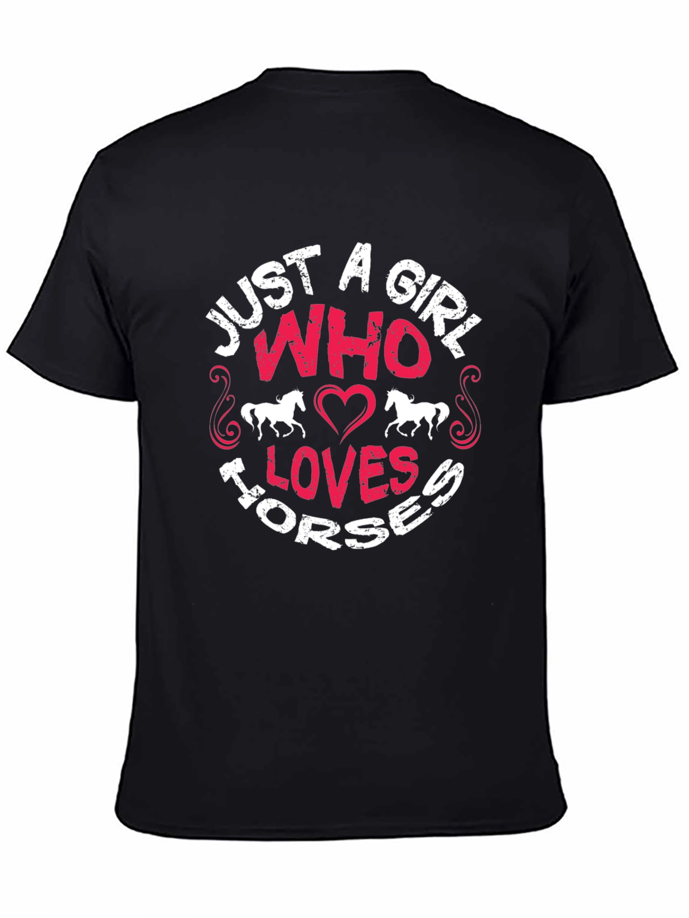 Just A Girl Who Loves Horses T-Shirt - 4