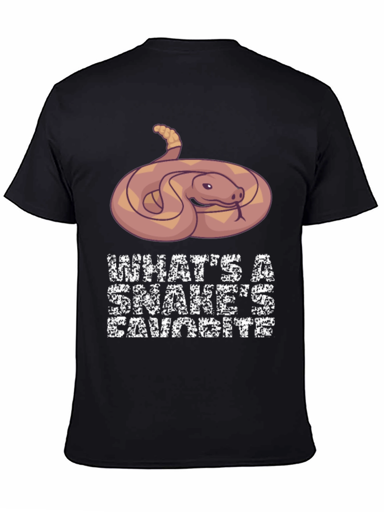 Black Snake Lover Tee - What's a Snake's Favorite? view 4