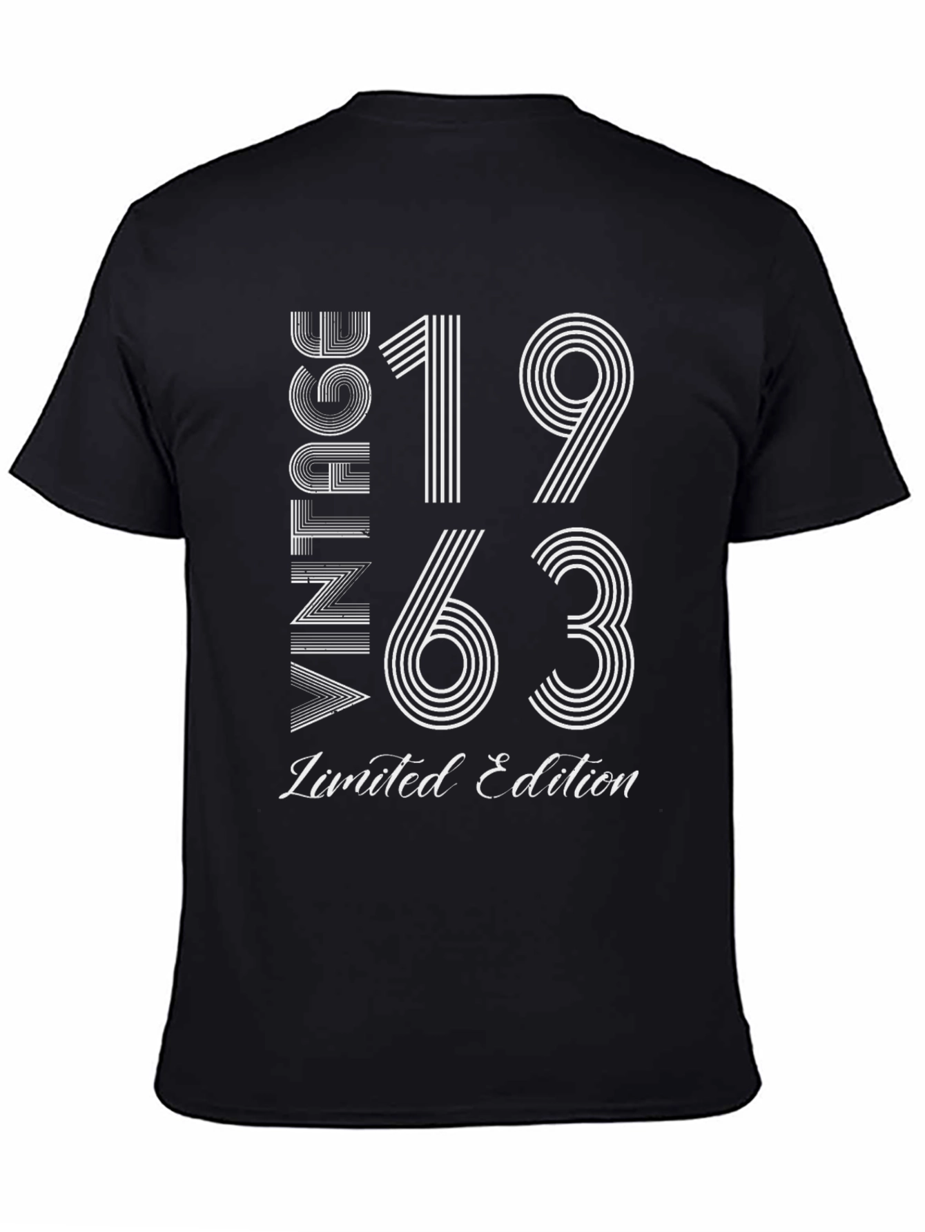 Black Vintage 1963 Limited Edition Graphic T-Shirt view 4
