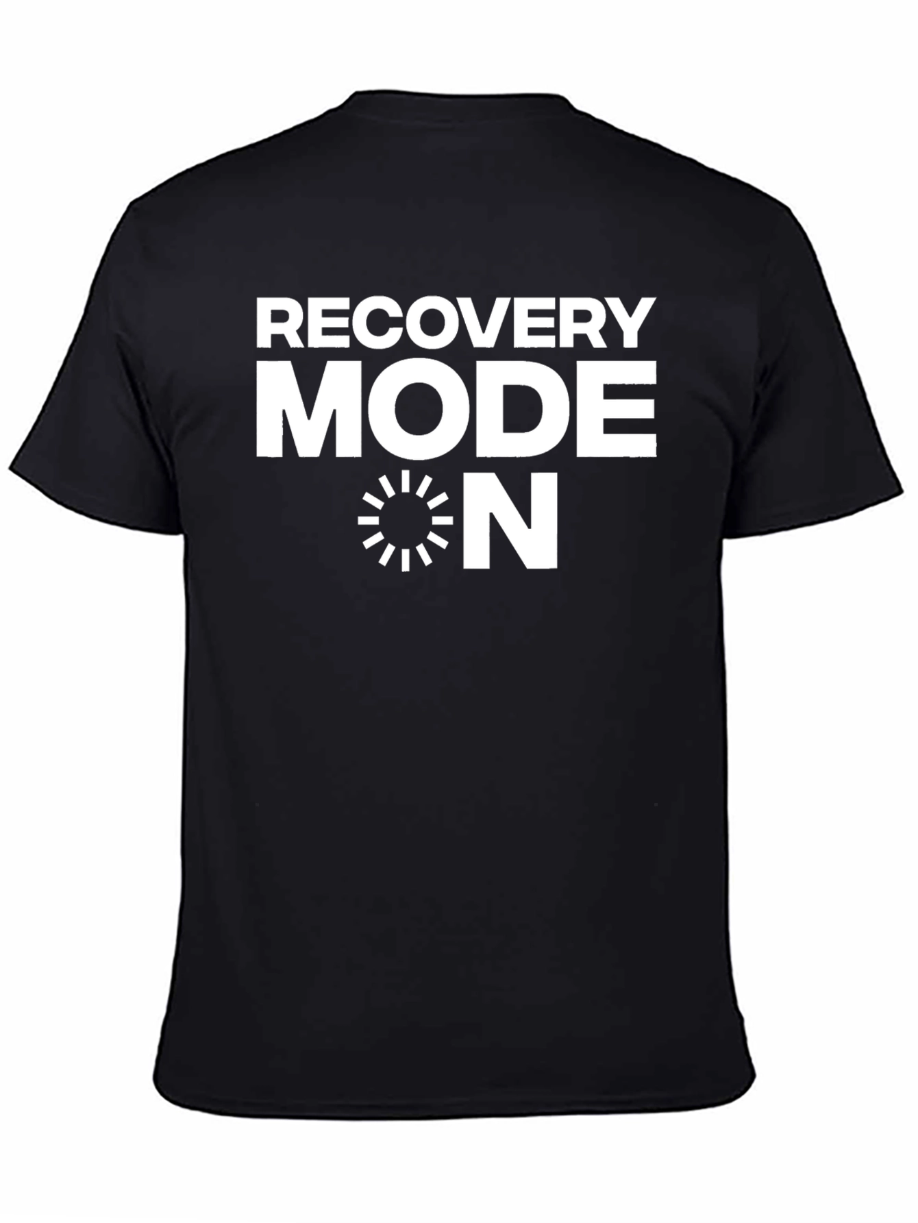 Black Recovery Mode ON T-Shirt - Stylish & Comfortable view 4
