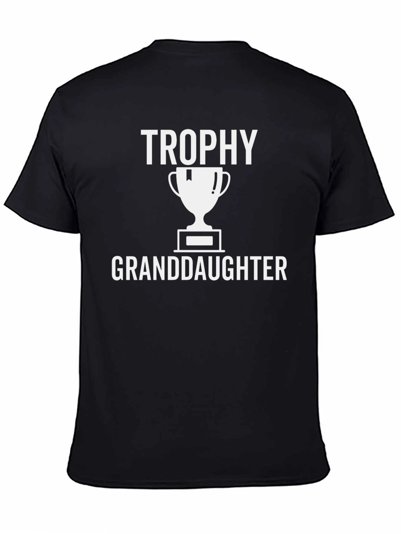 Black Trophy Granddaughter Graphic T-Shirt view 4