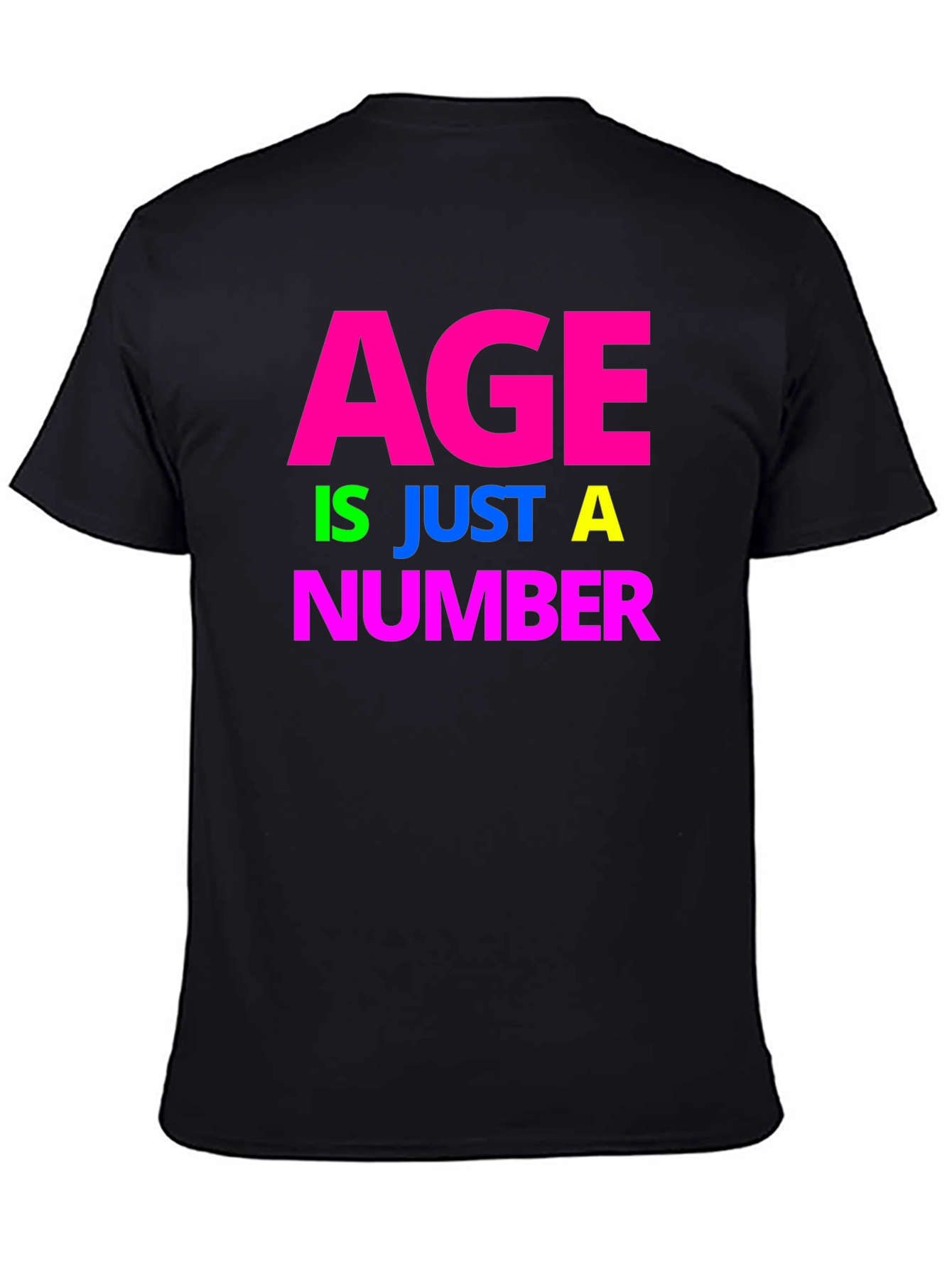 Black Age Is Just A Number Graphic Tee view 4