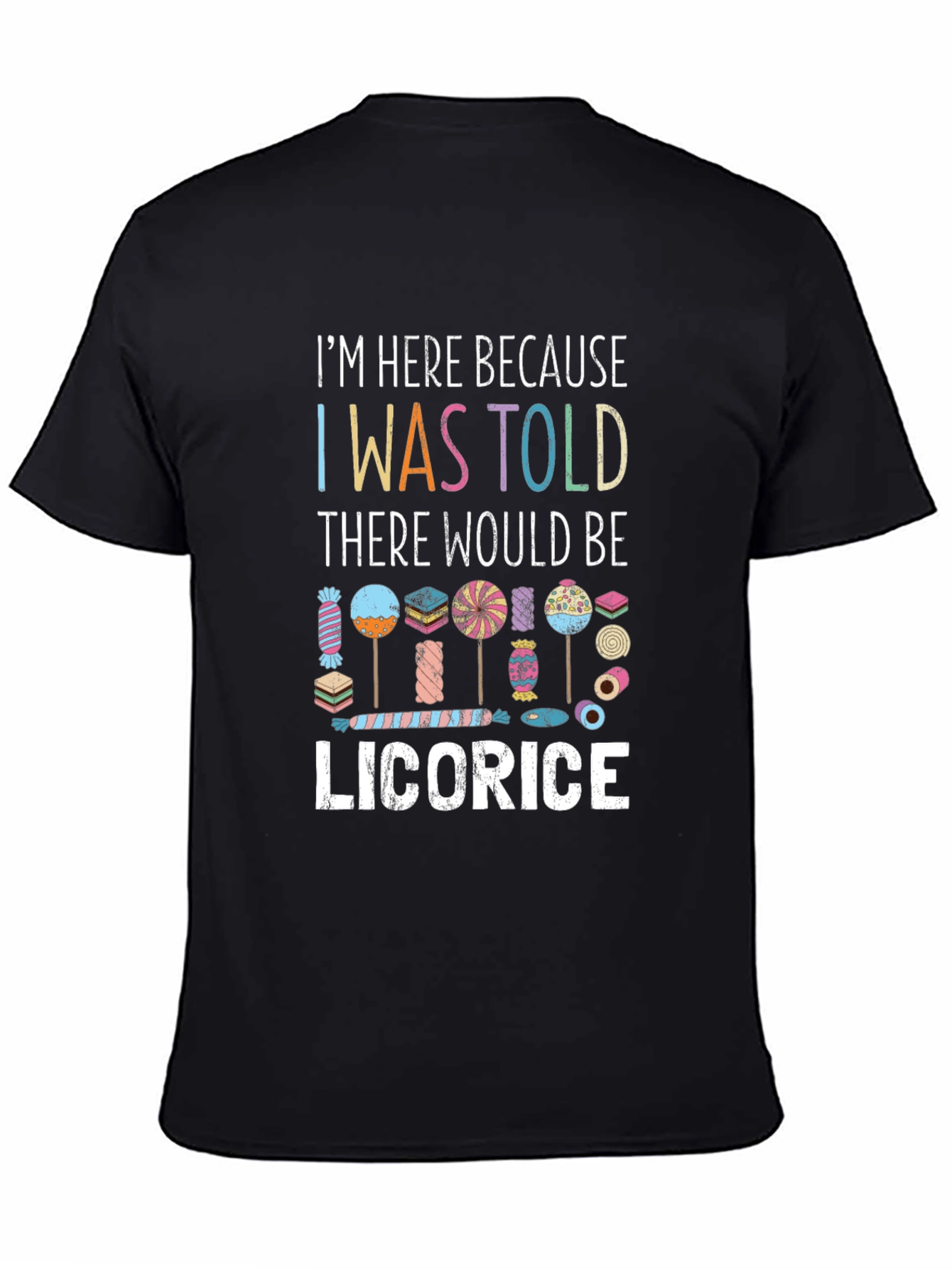 Black Licorice Lover Graphic Tee - Candy Fan Shirt view 4