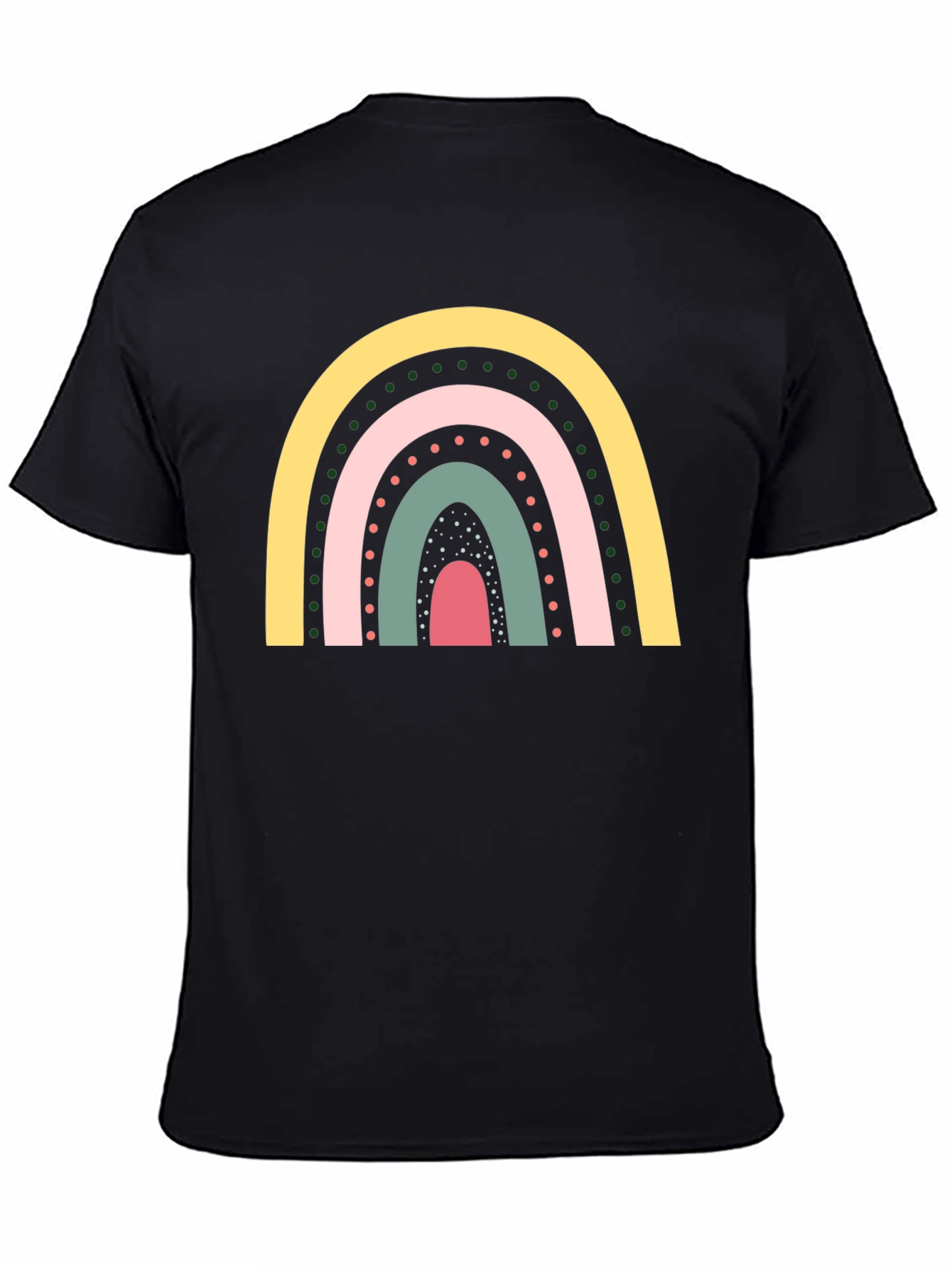 Black Rainbow Graphic Tee - Stylish & Comfortable view 4