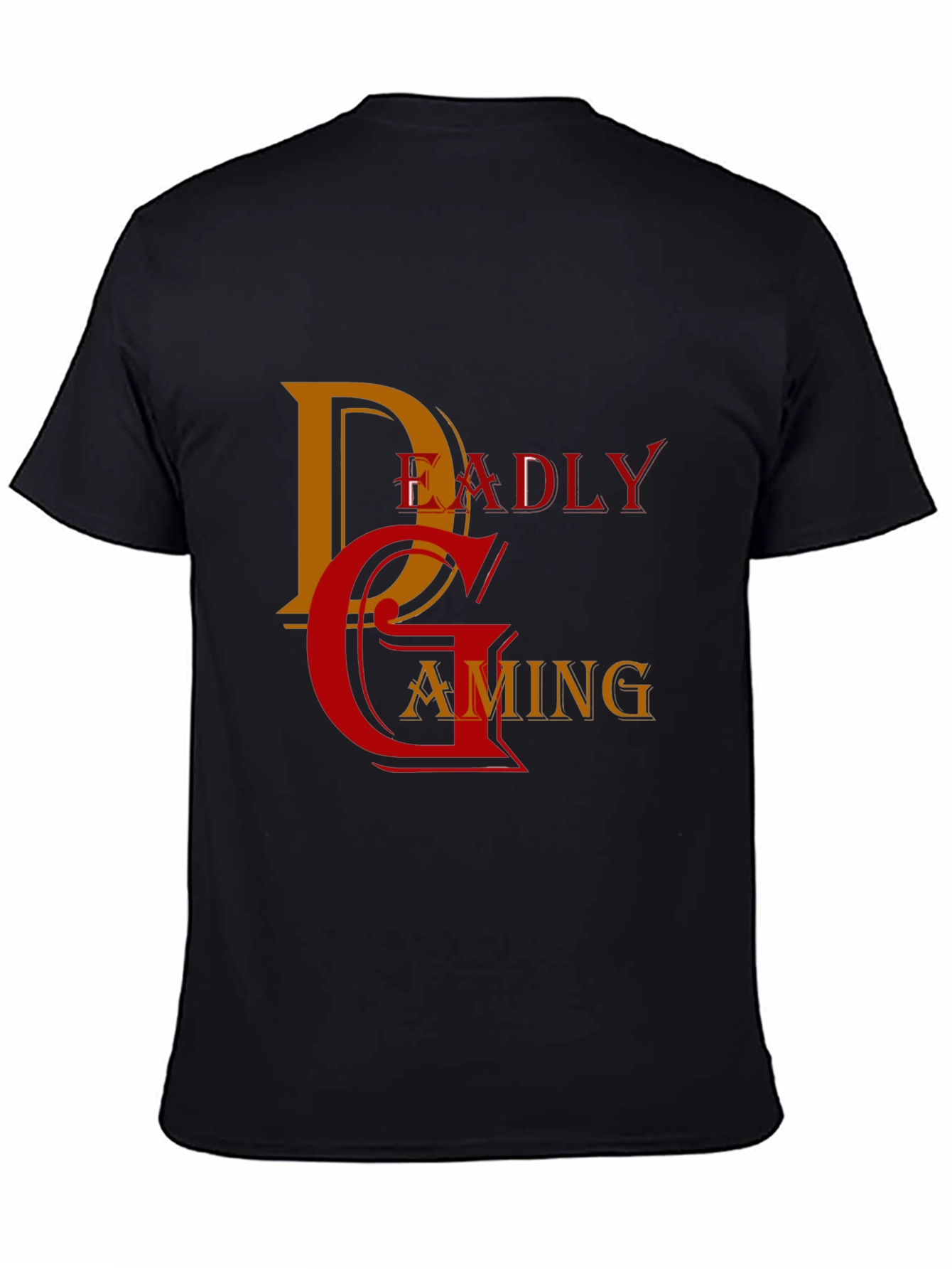 Black Deadly Gaming T-Shirt - Stylish Gamer Apparel view 4