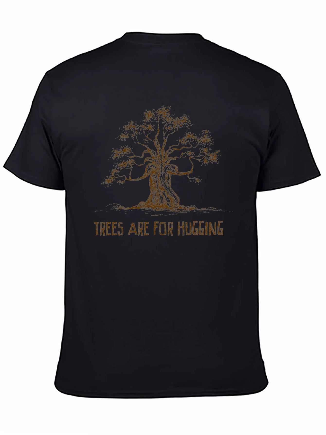 Black Trees Are For Hugging Graphic T-Shirt view 4
