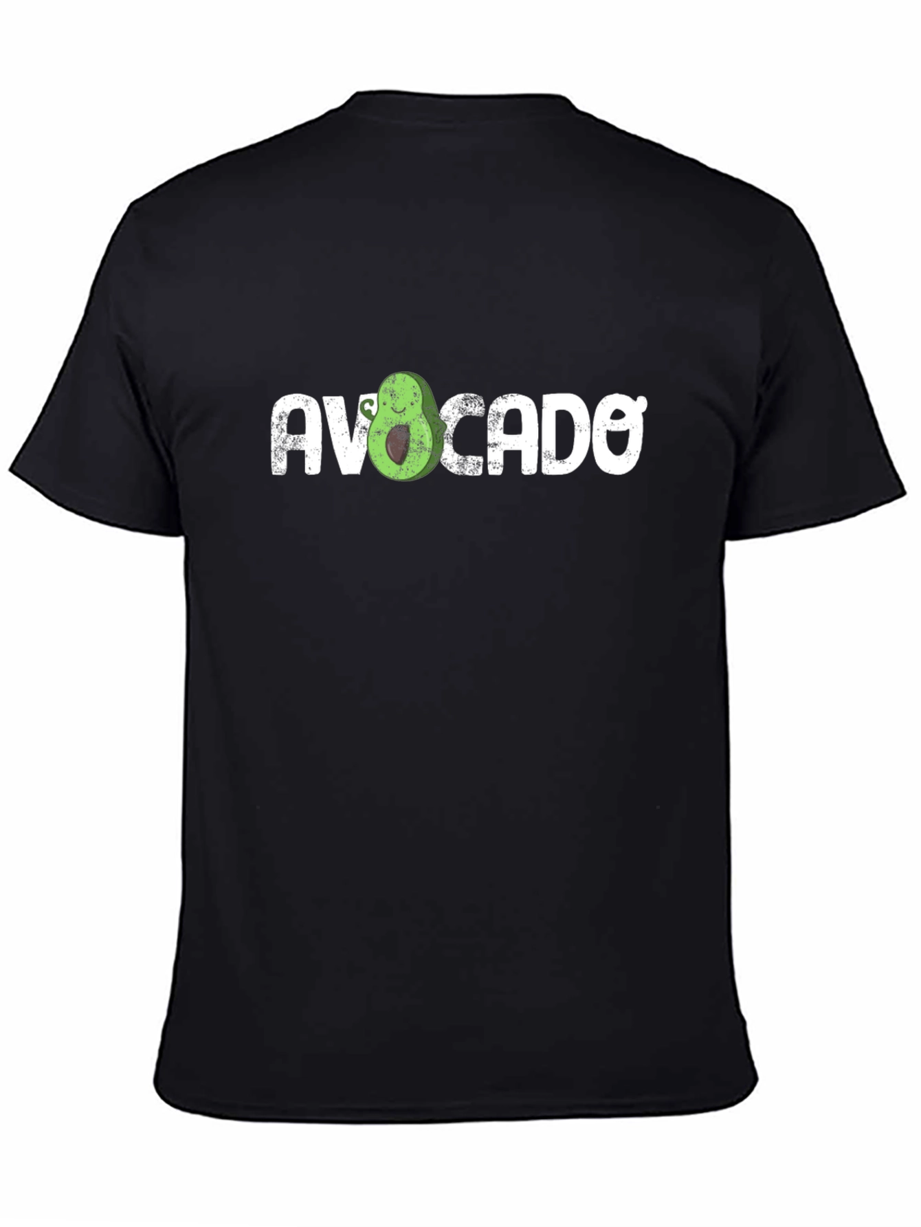 Black Avocado Graphic T-Shirt - Funny Foodie Tee view 4