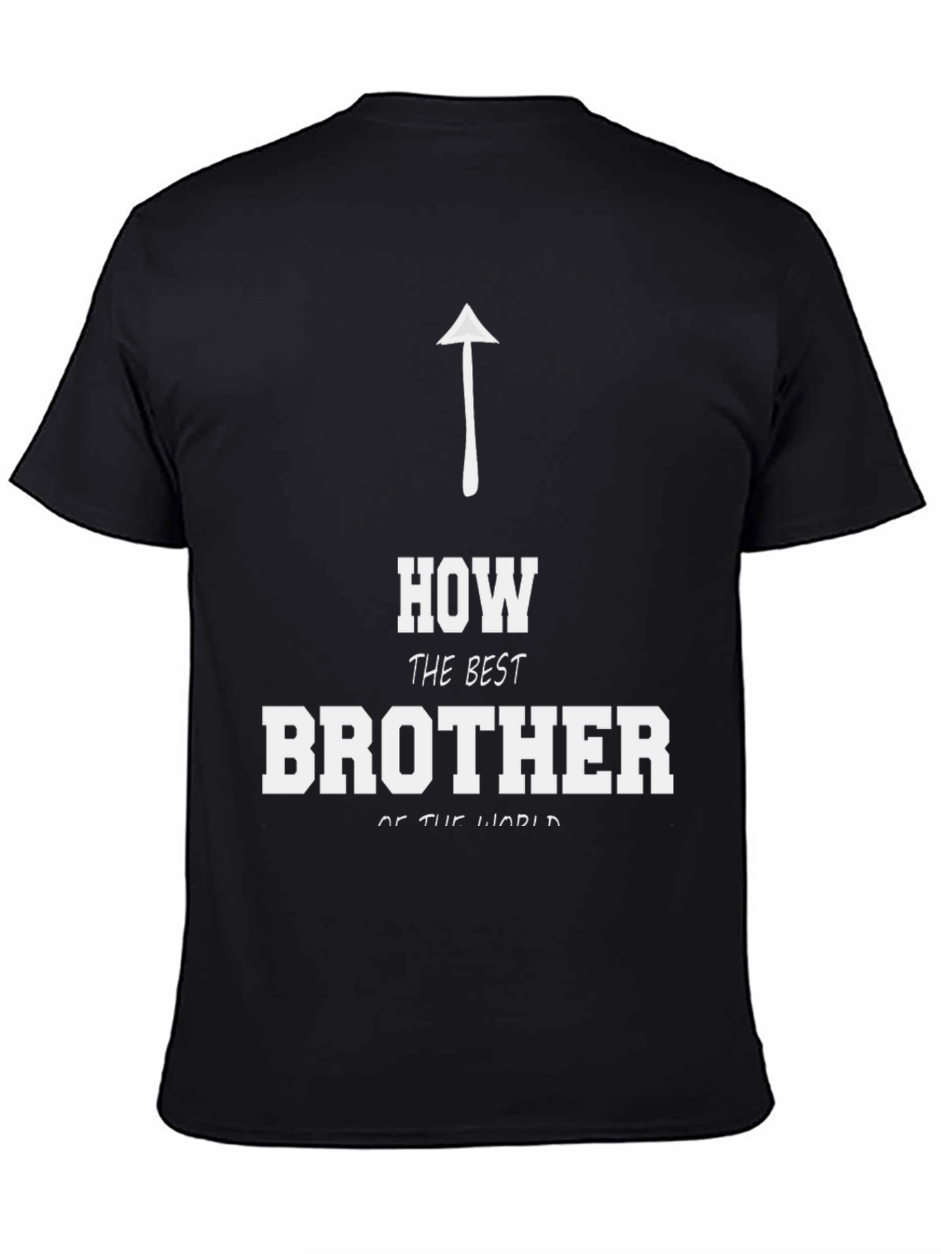 Black Best Brother T-Shirt view 4