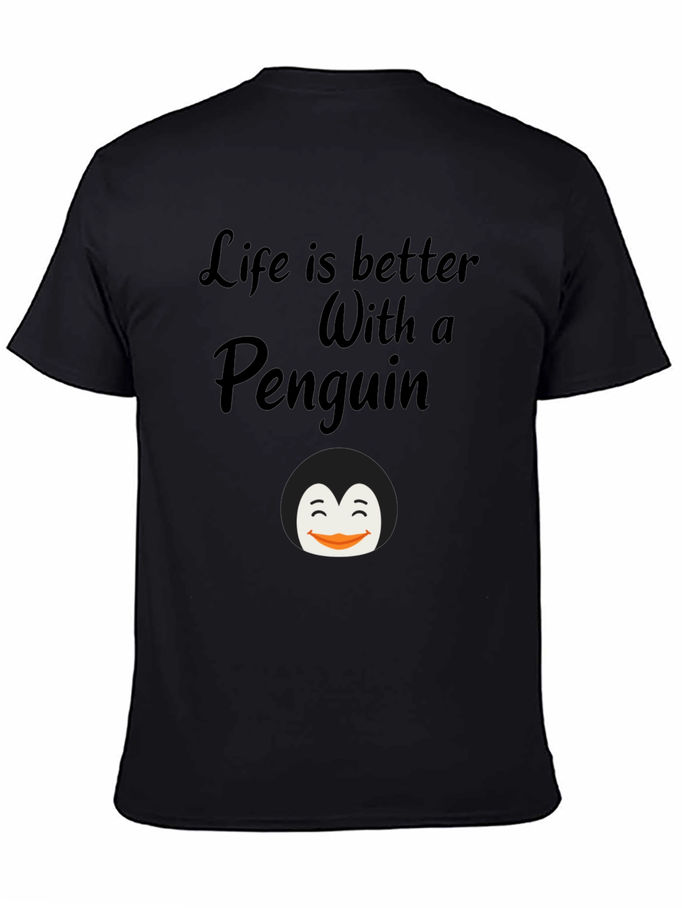 Black Life is Better With a Penguin T-Shirt view 4
