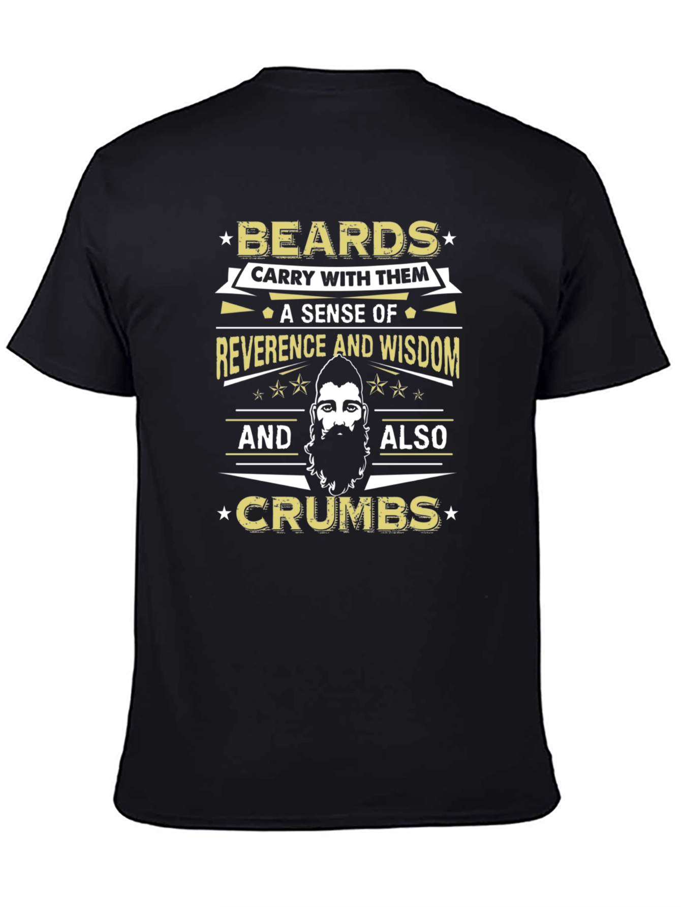 Black Beards Carry Wisdom T-Shirt view 4