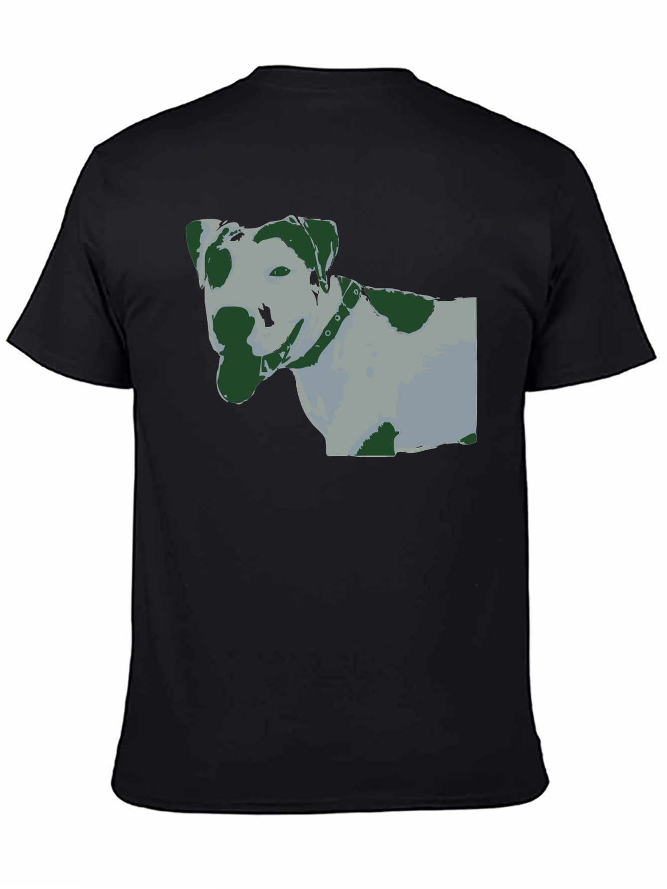 Black Dog Graphic T-Shirt - Cool Dog Lover Tee view 4