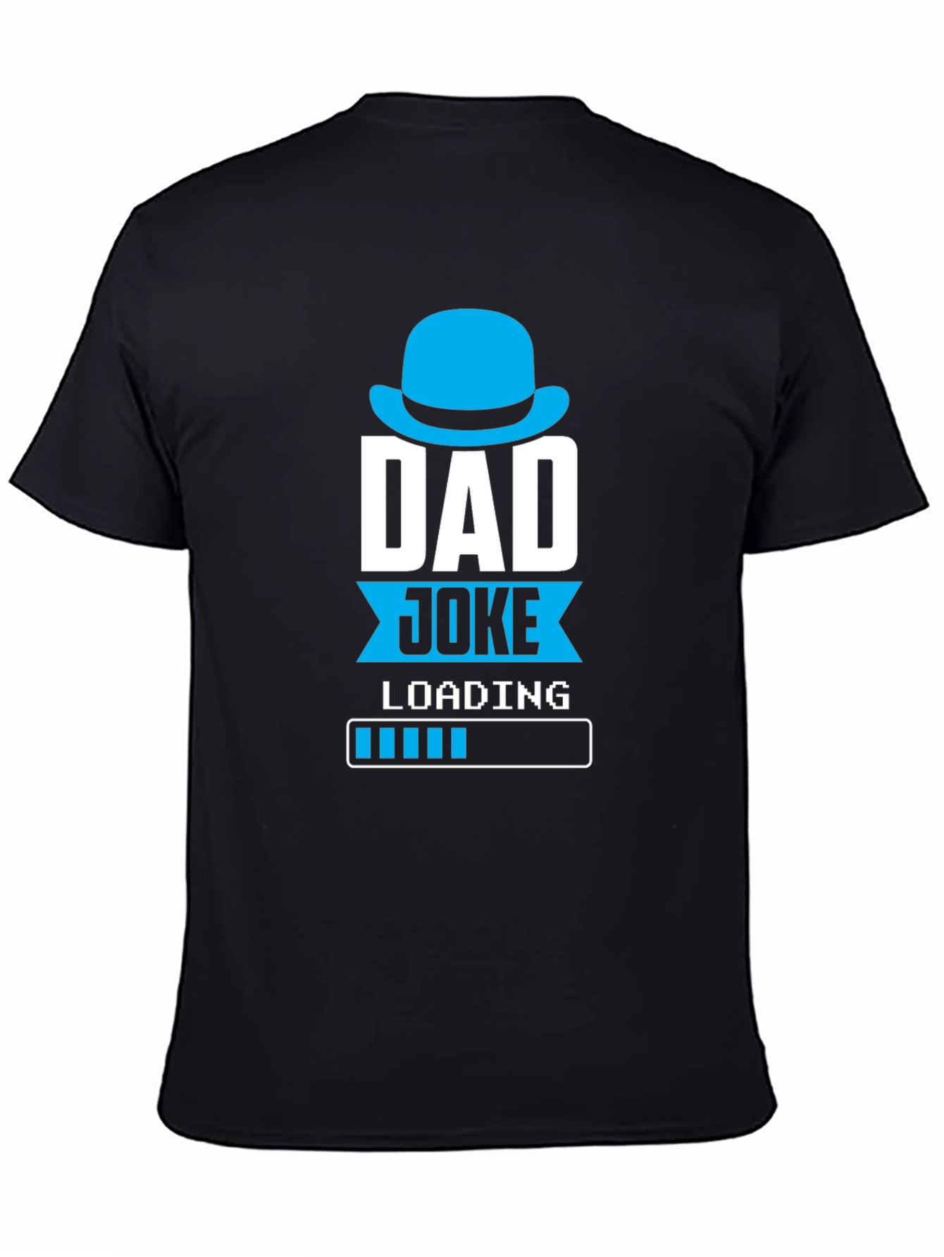 Black Dad Joke Loading T-Shirt Funny Fathers Day Gift view 4
