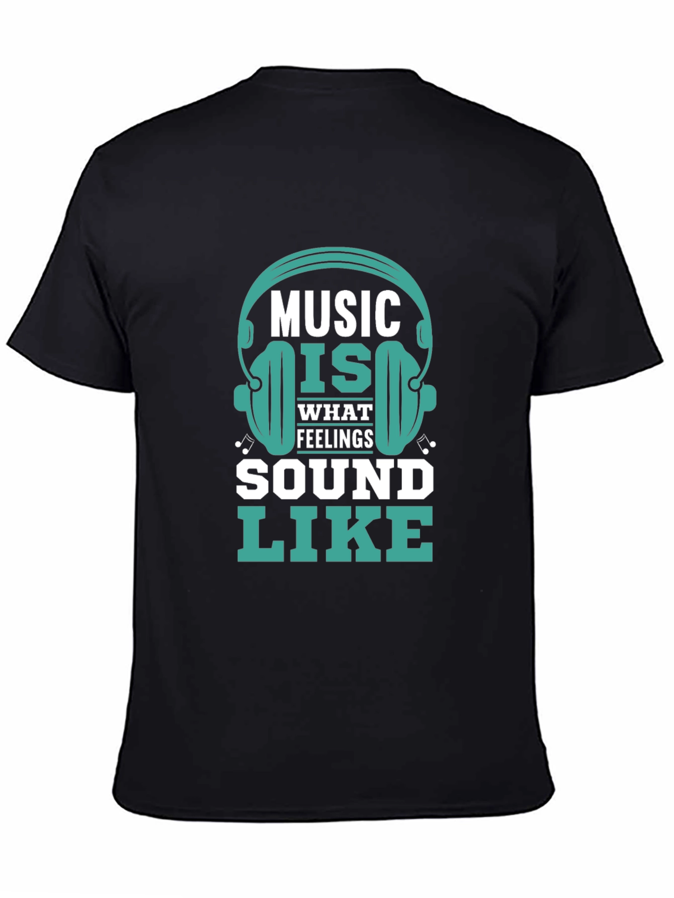 Black Music is What Feelings Sound Like T-Shirt view 4