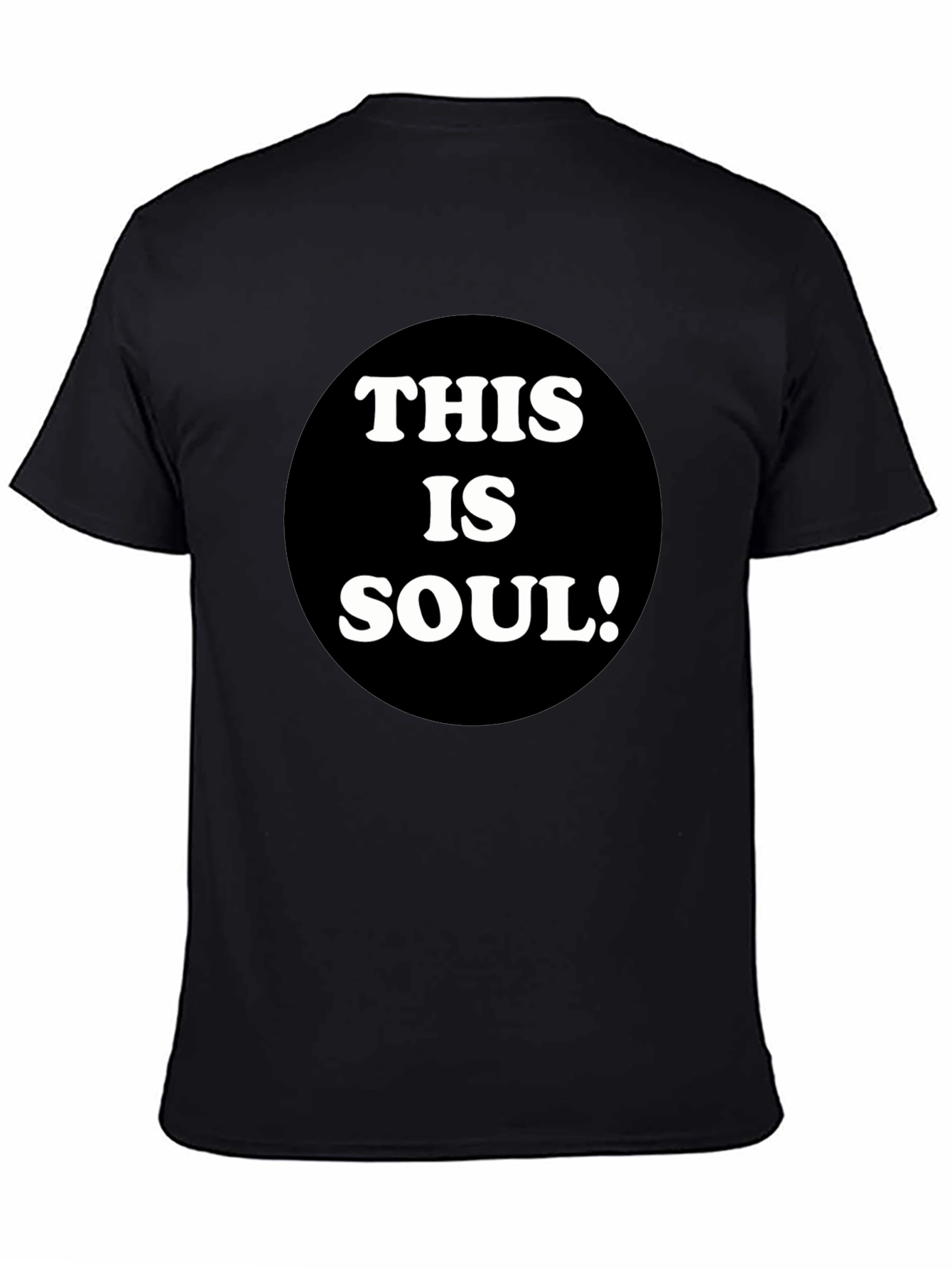 Black This is Soul! Black Graphic Tee view 4