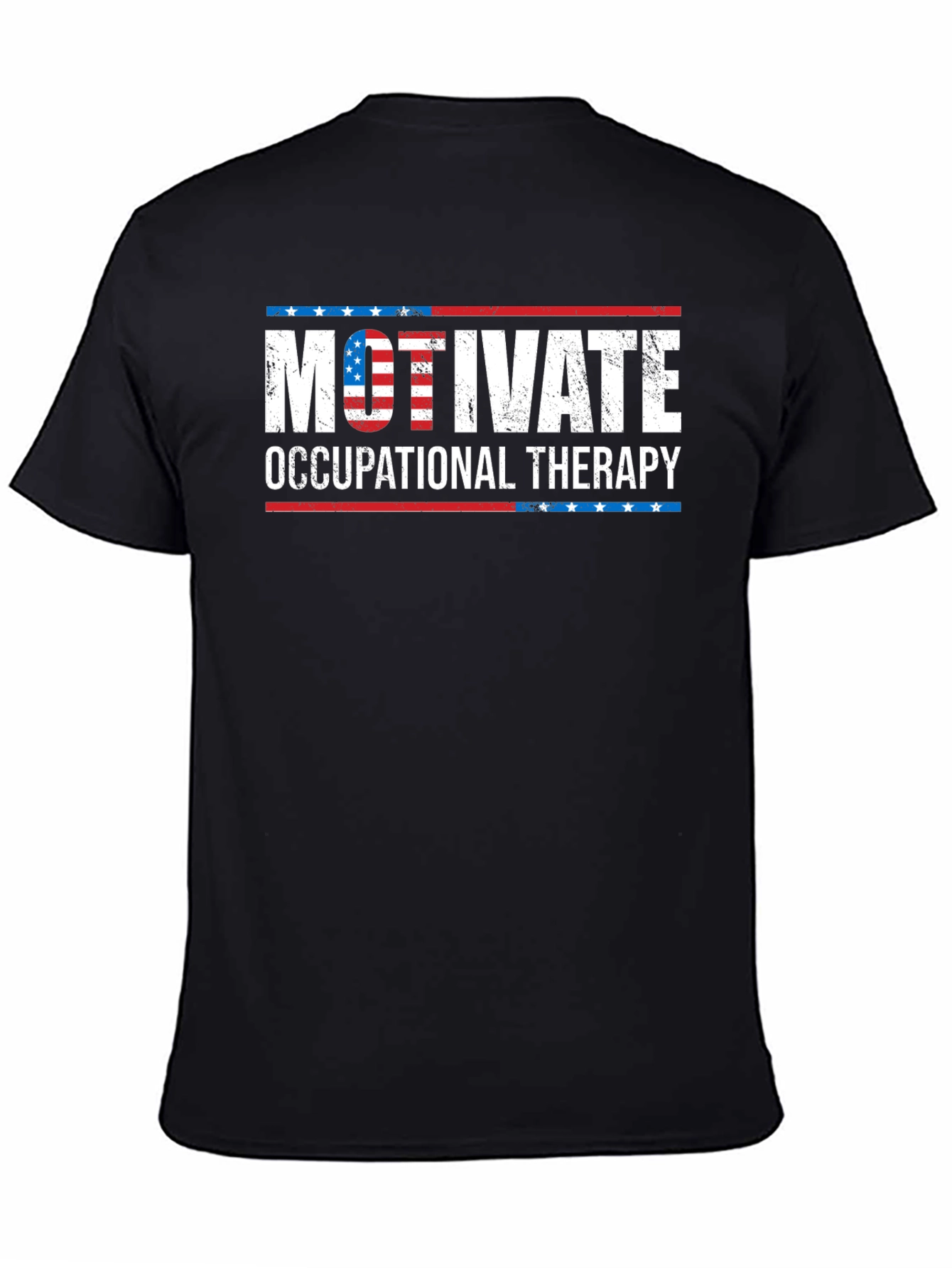 Motivate Occupational Therapy USA Flag T-Shirt - 4