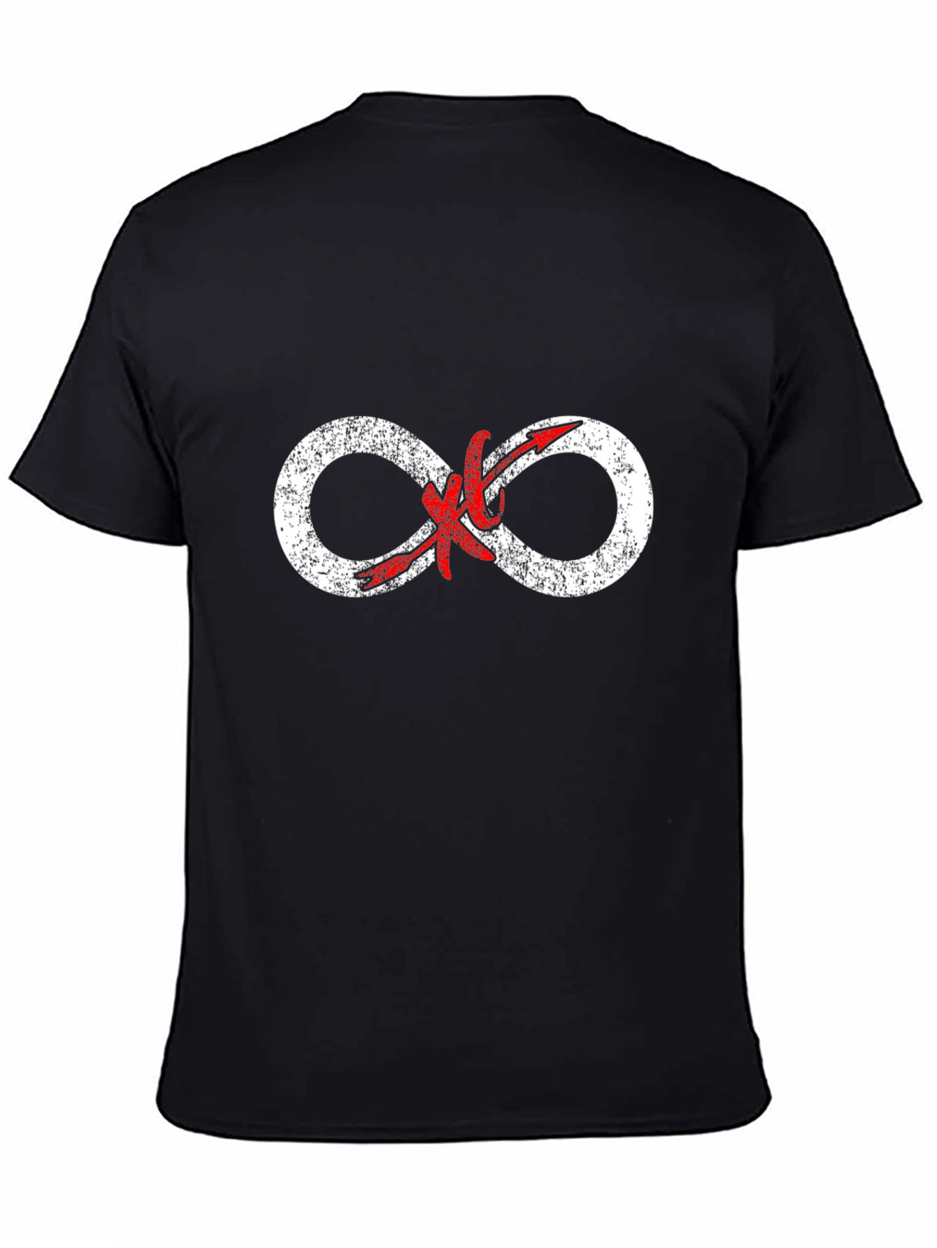 Black Infinity Symbol Graphic Tee view 4