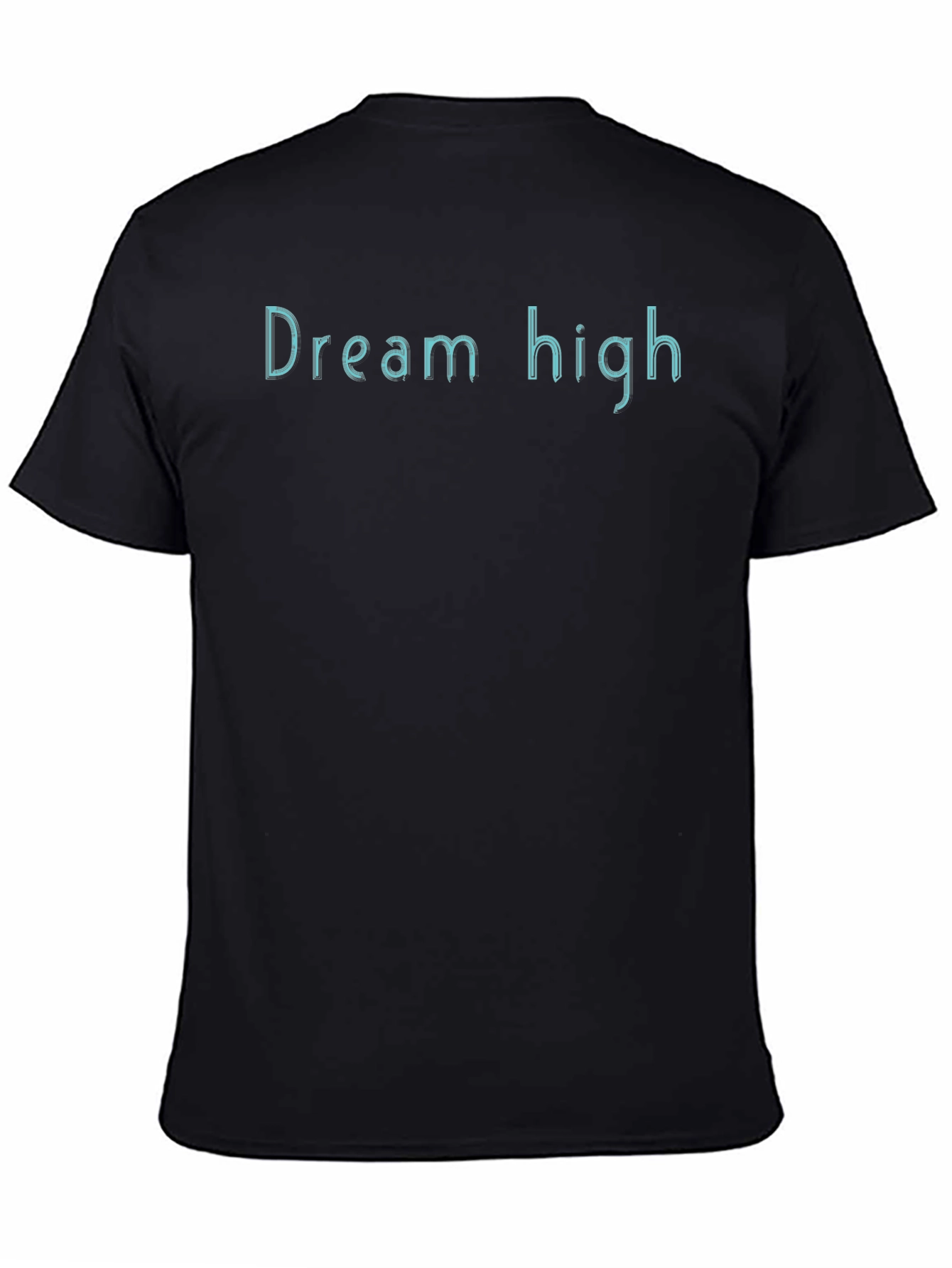 Black Dream High Black T-Shirt - Motivational Tee view 4