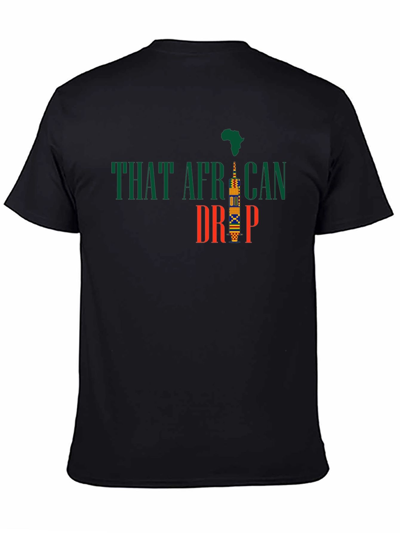 Black That African Drip Graphic T-Shirt view 4