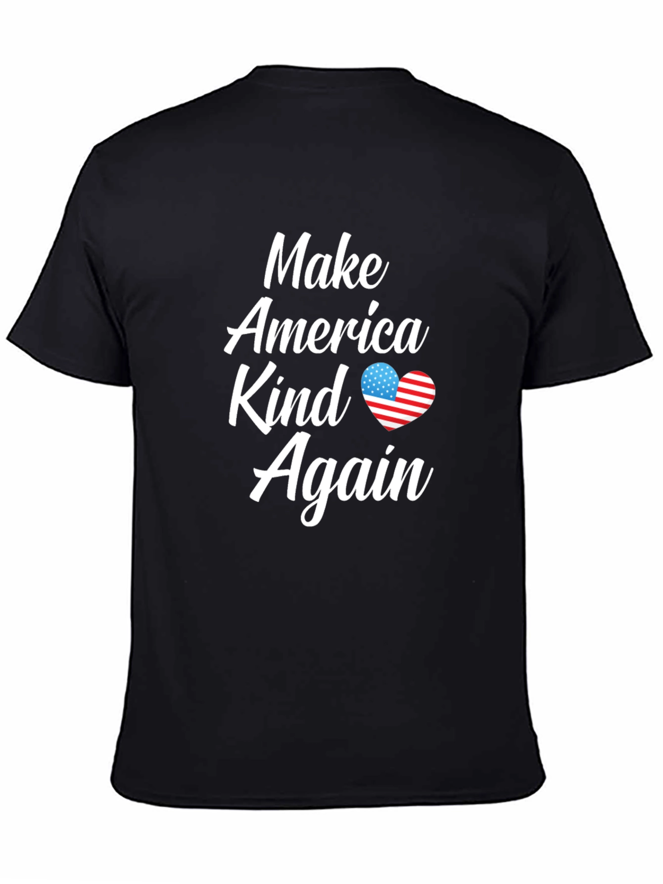 Black Make America Kind Again Graphic Tee view 4
