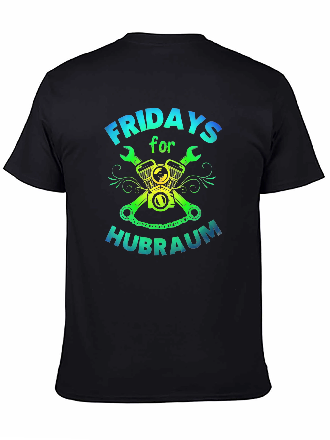 Fridays Hubraum T-Shirt - Mechanic & Car Enthusiast - 4