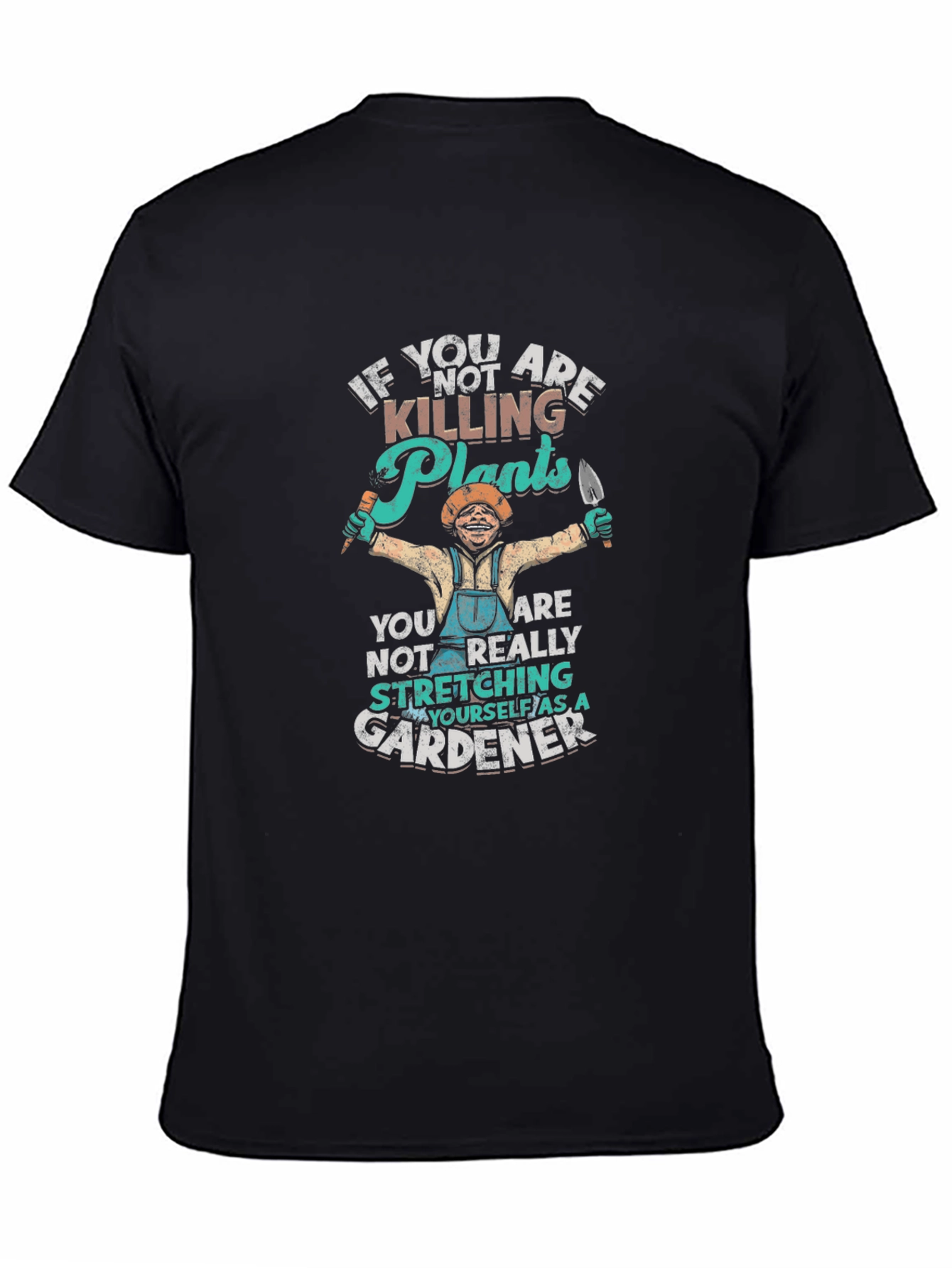 Black Gardener Graphic T-Shirt view 4
