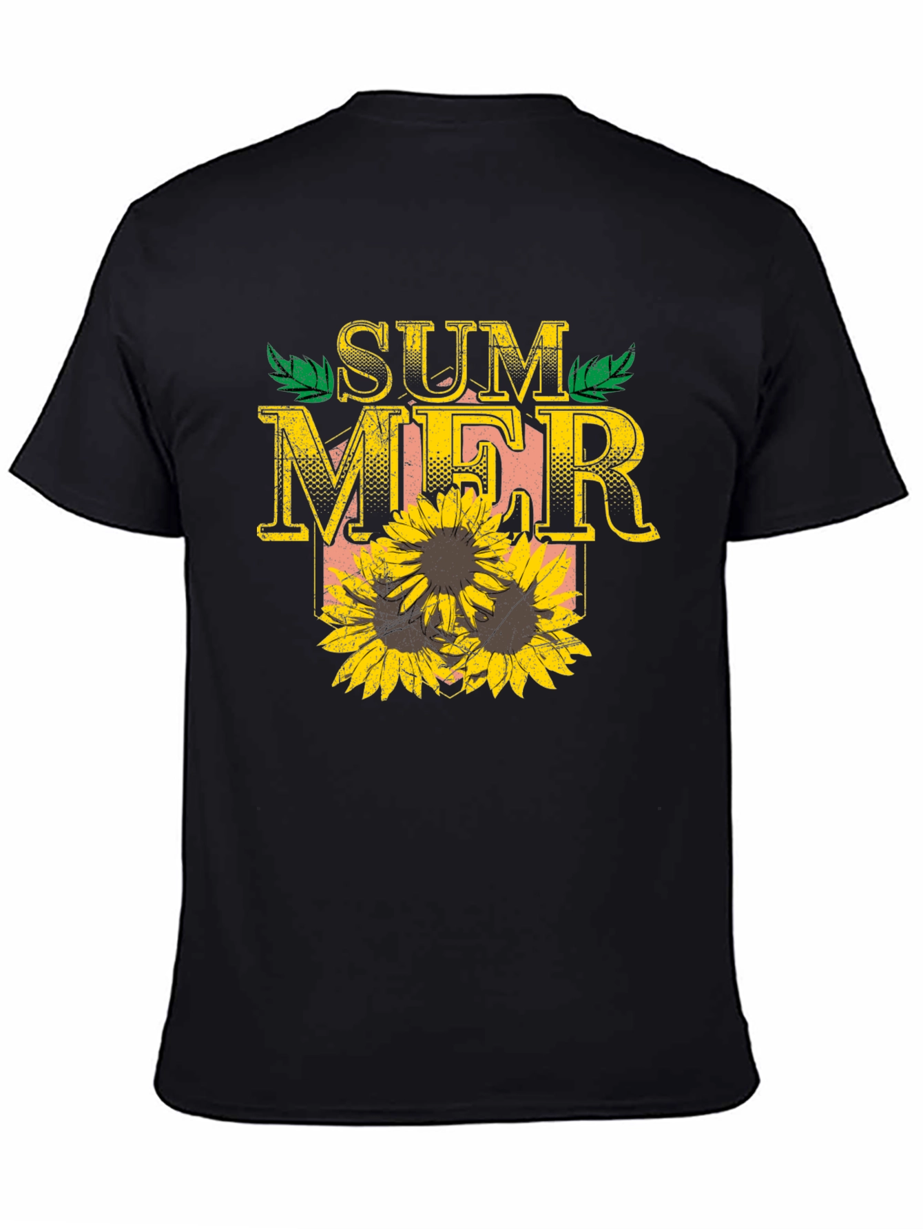 Summer Sunflower Graphic T-Shirt - 4