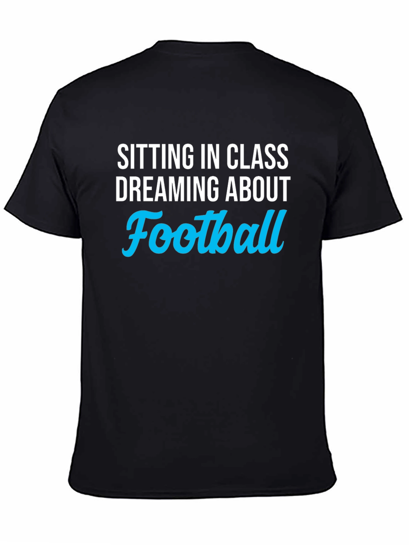 Black Football Dream T-Shirt - Class Football Fan view 4