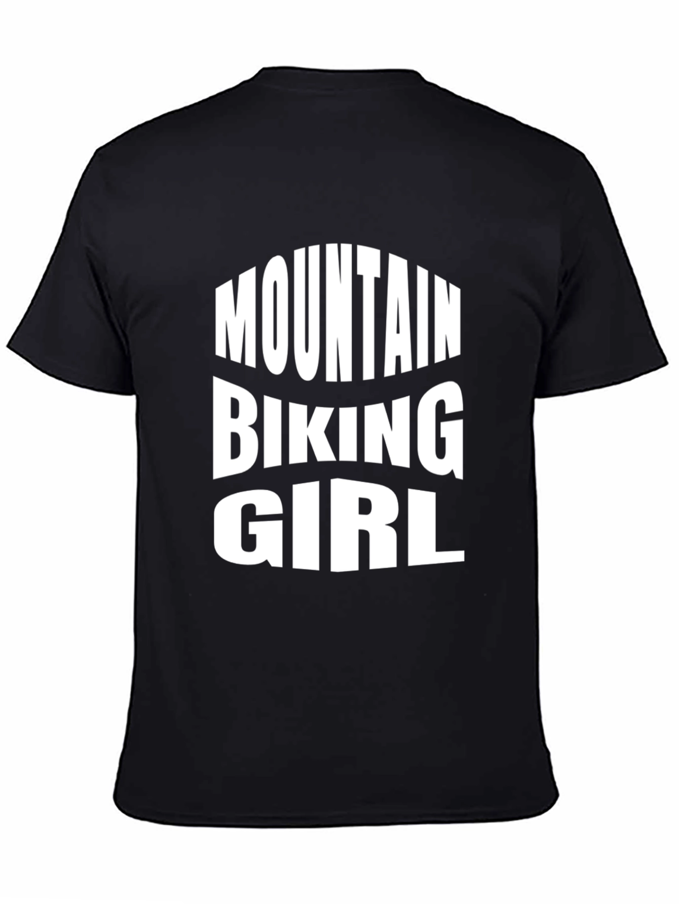 Black Mountain Biking Girl T-Shirt view 4