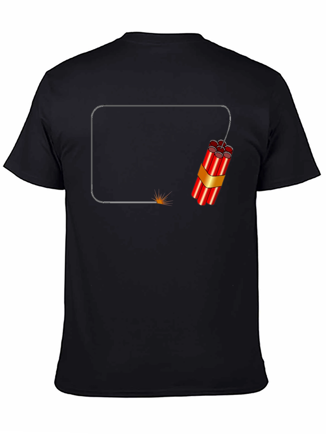 Black Dynamite Graphic Tee - Funny Explosive Design view 4