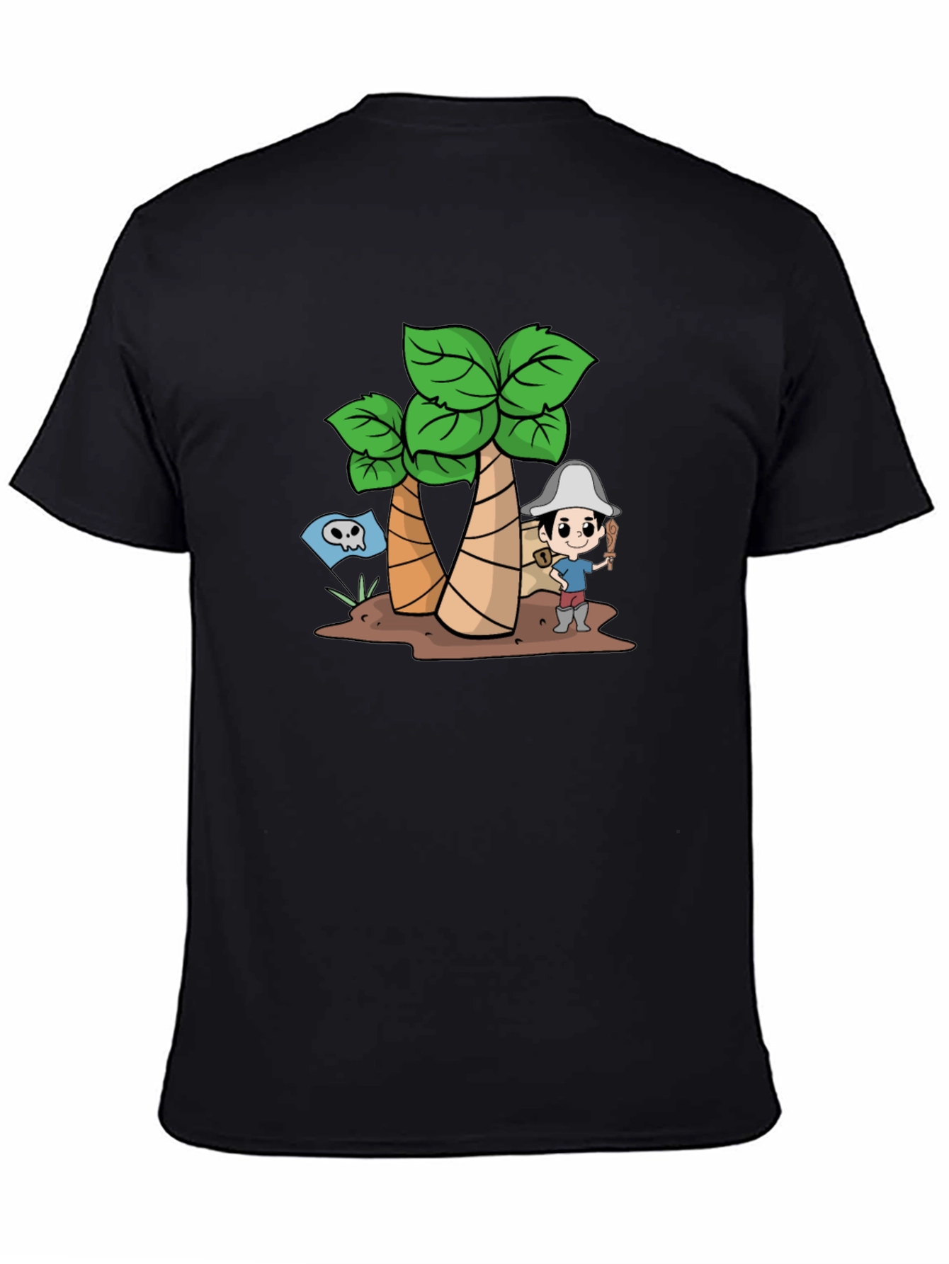 Black Island Explorer Graphic T-Shirt view 4