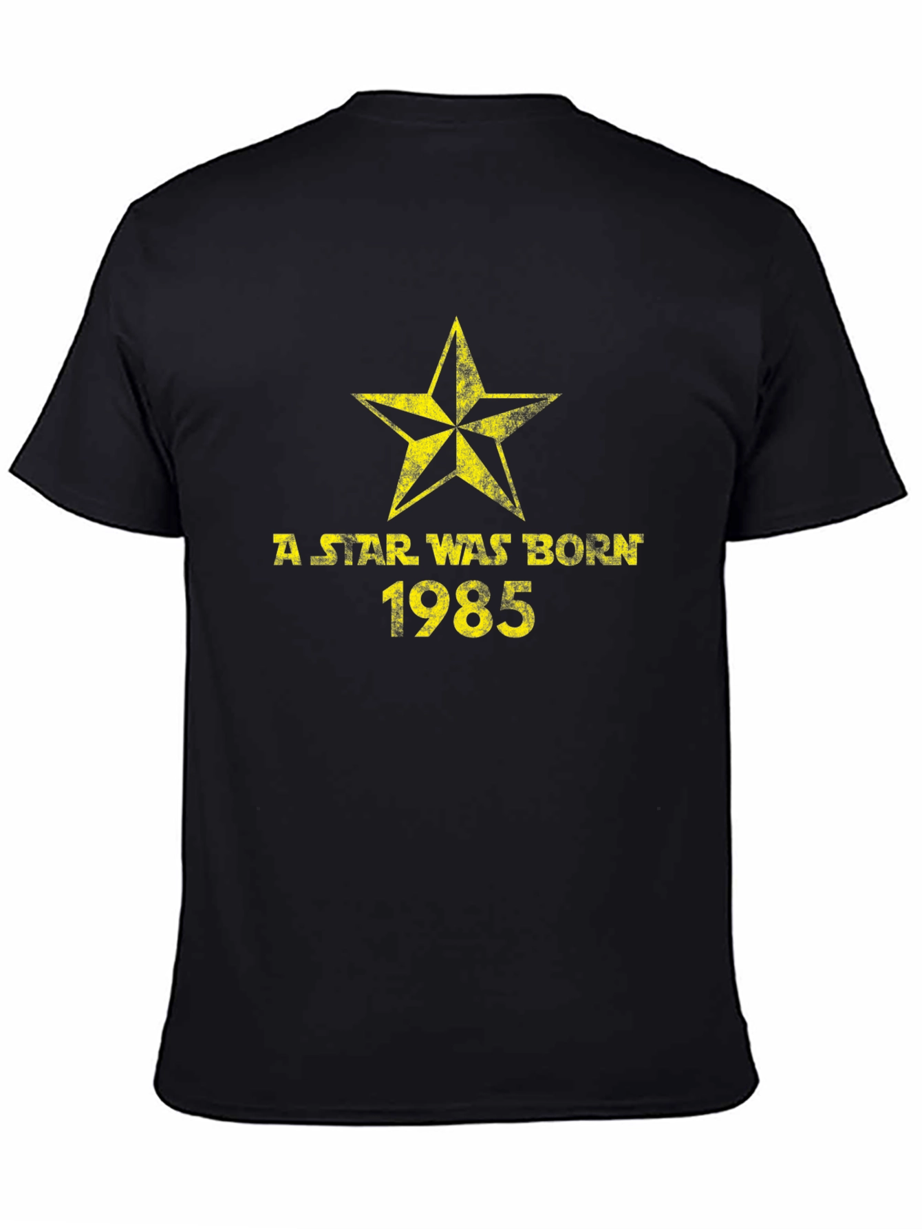 Black A Star Was Born 1985 T-Shirt view 4