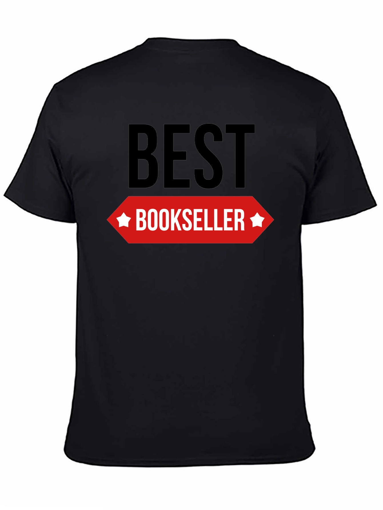 Black Best Bookseller Graphic Tee - Black view 4