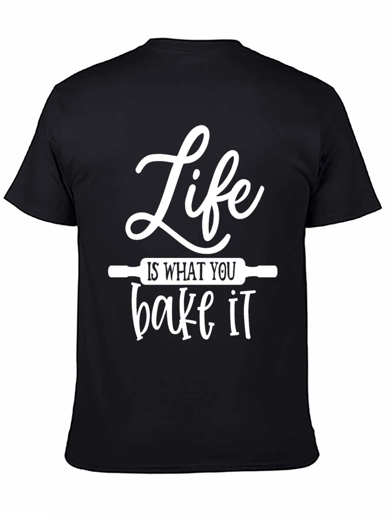 Black Life Is What You Bake It Funny T-Shirt view 4
