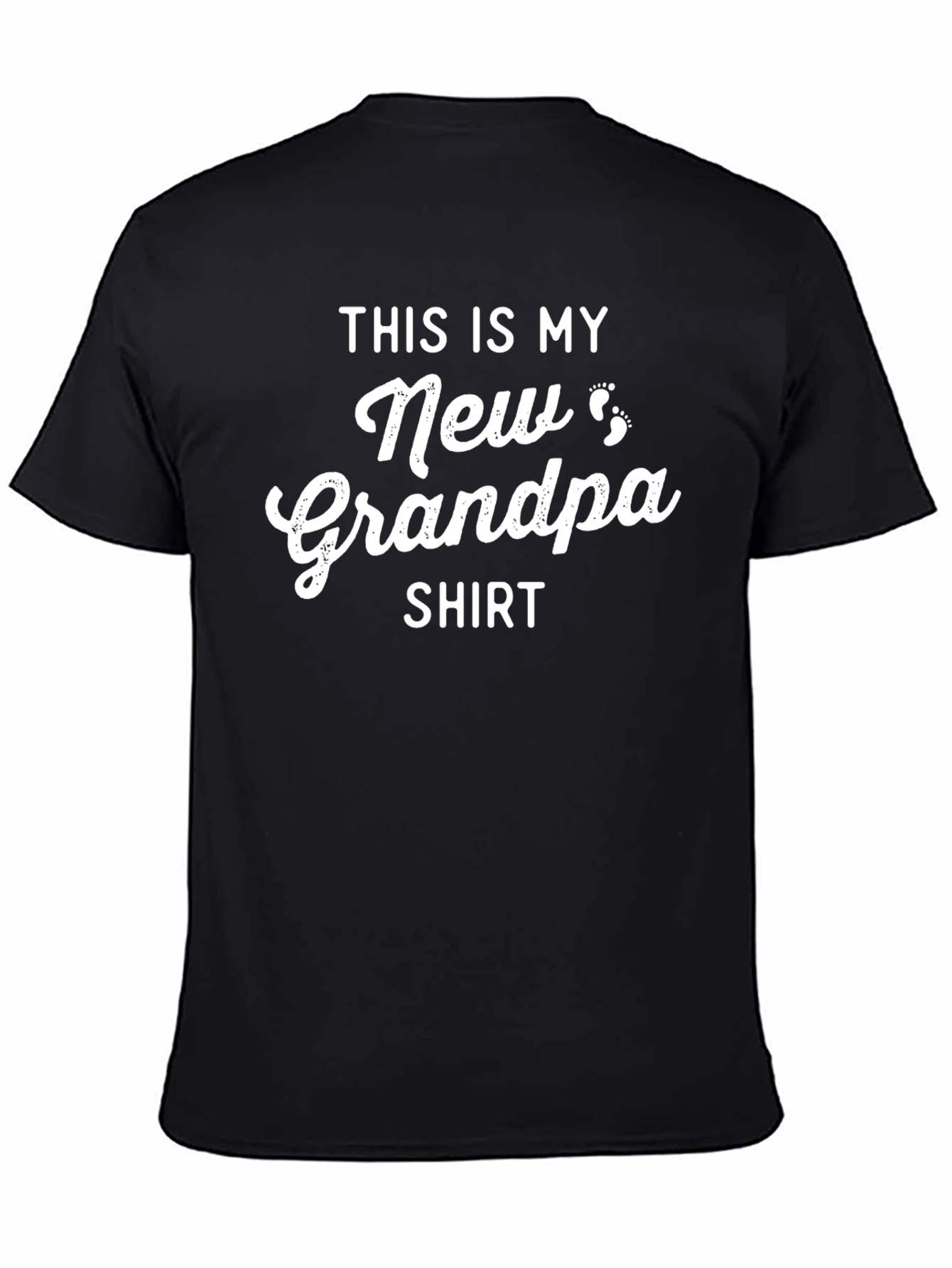 Black New Grandpa Shirt - Expecting Grandchild! view 4