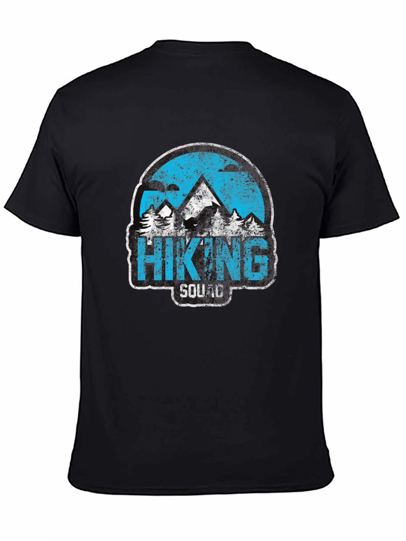 Black Hiking Squad Graphic T-Shirt - Outdoor Adventure Tee view 4