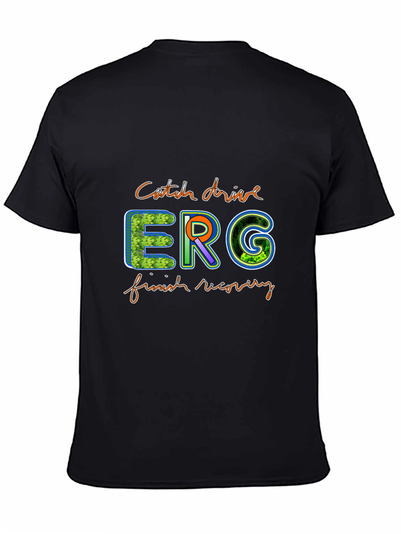 Black Catch Drive ERG Graphic T-Shirt view 4
