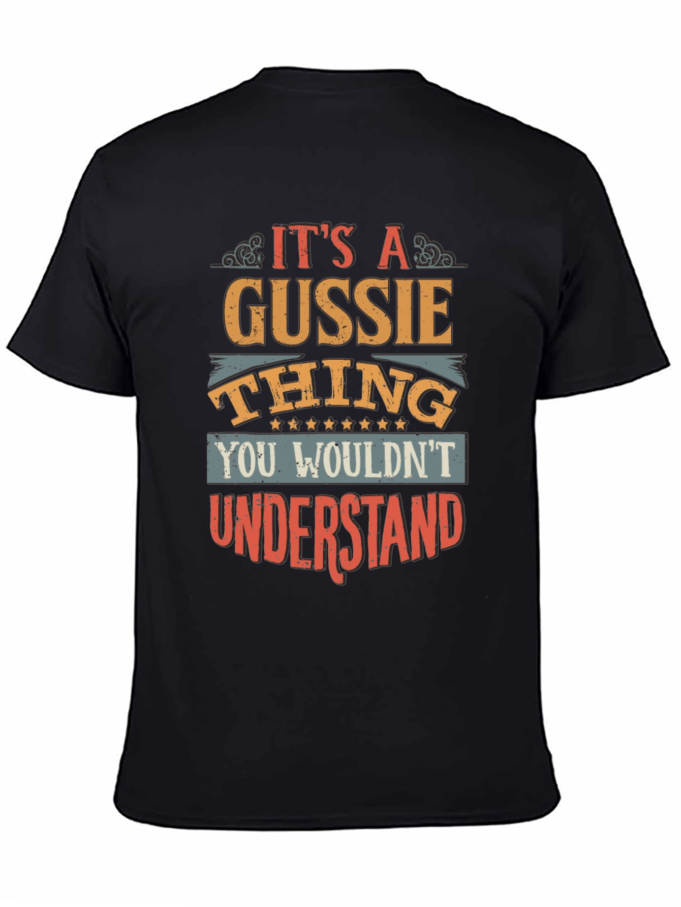 Black It's a Gussie Thing T-Shirt view 4