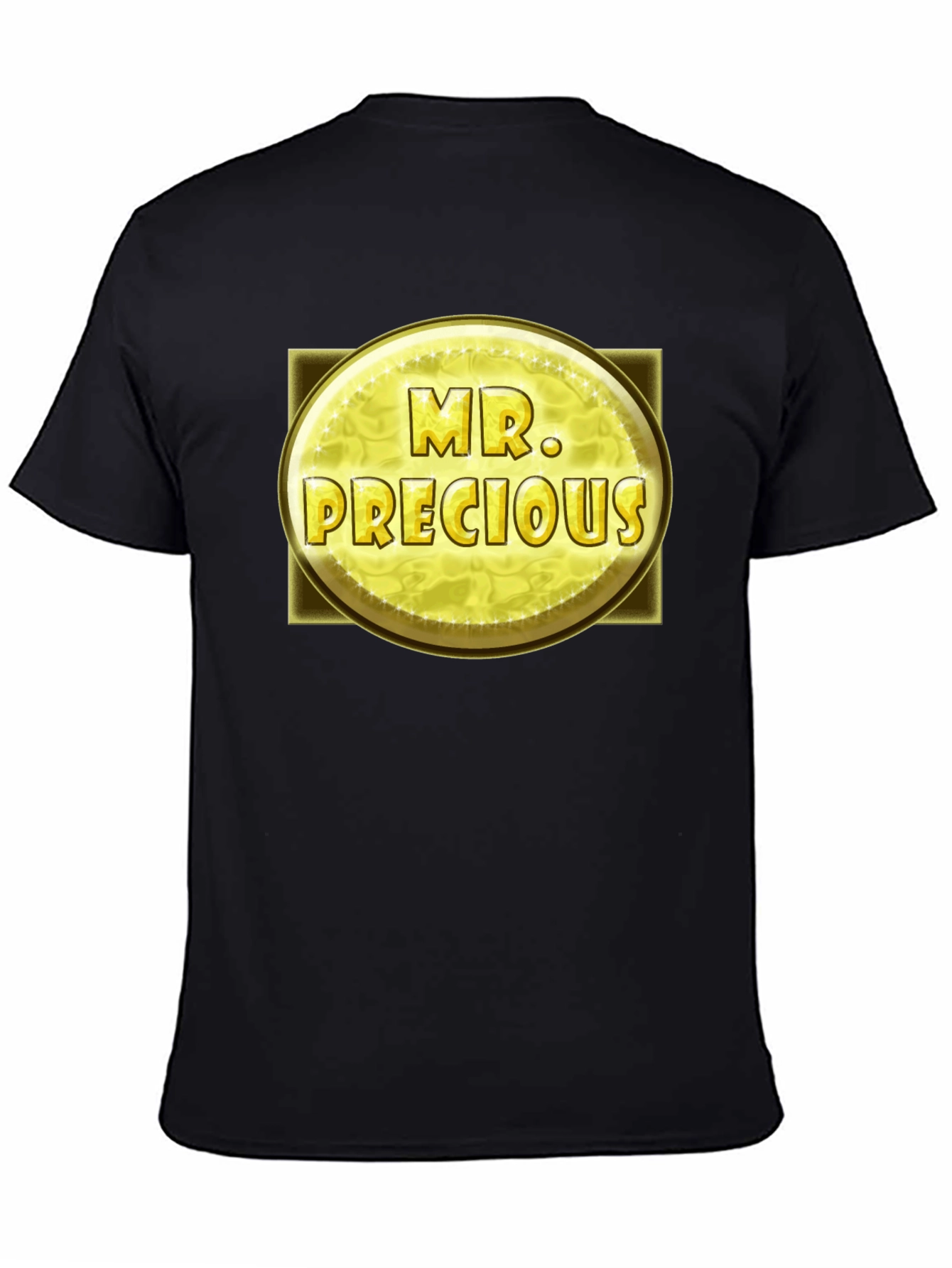 Black Mr. Precious Graphic T-Shirt - Bold Statement Tee view 4