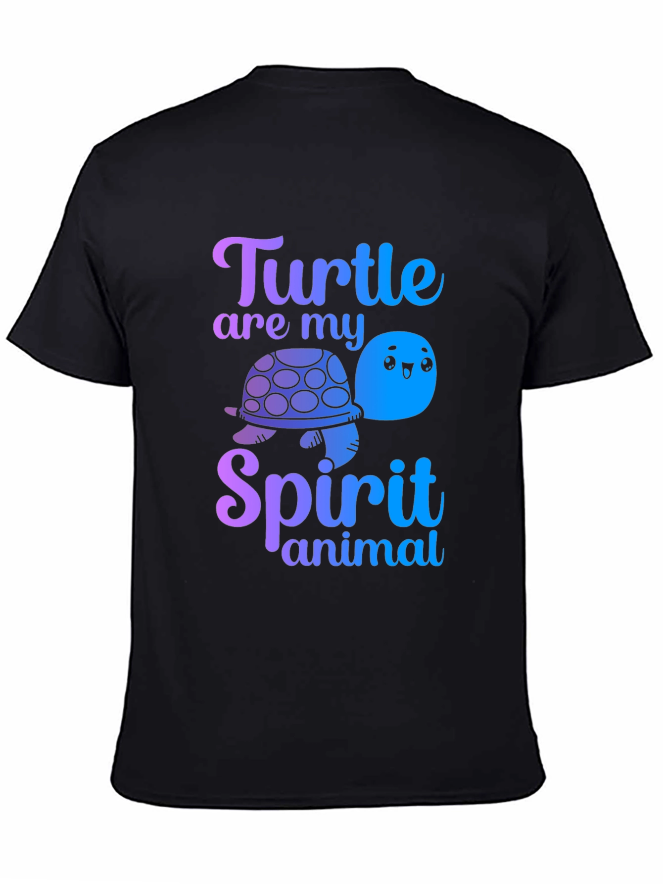 Black Turtle Spirit Animal Graphic Tee view 4