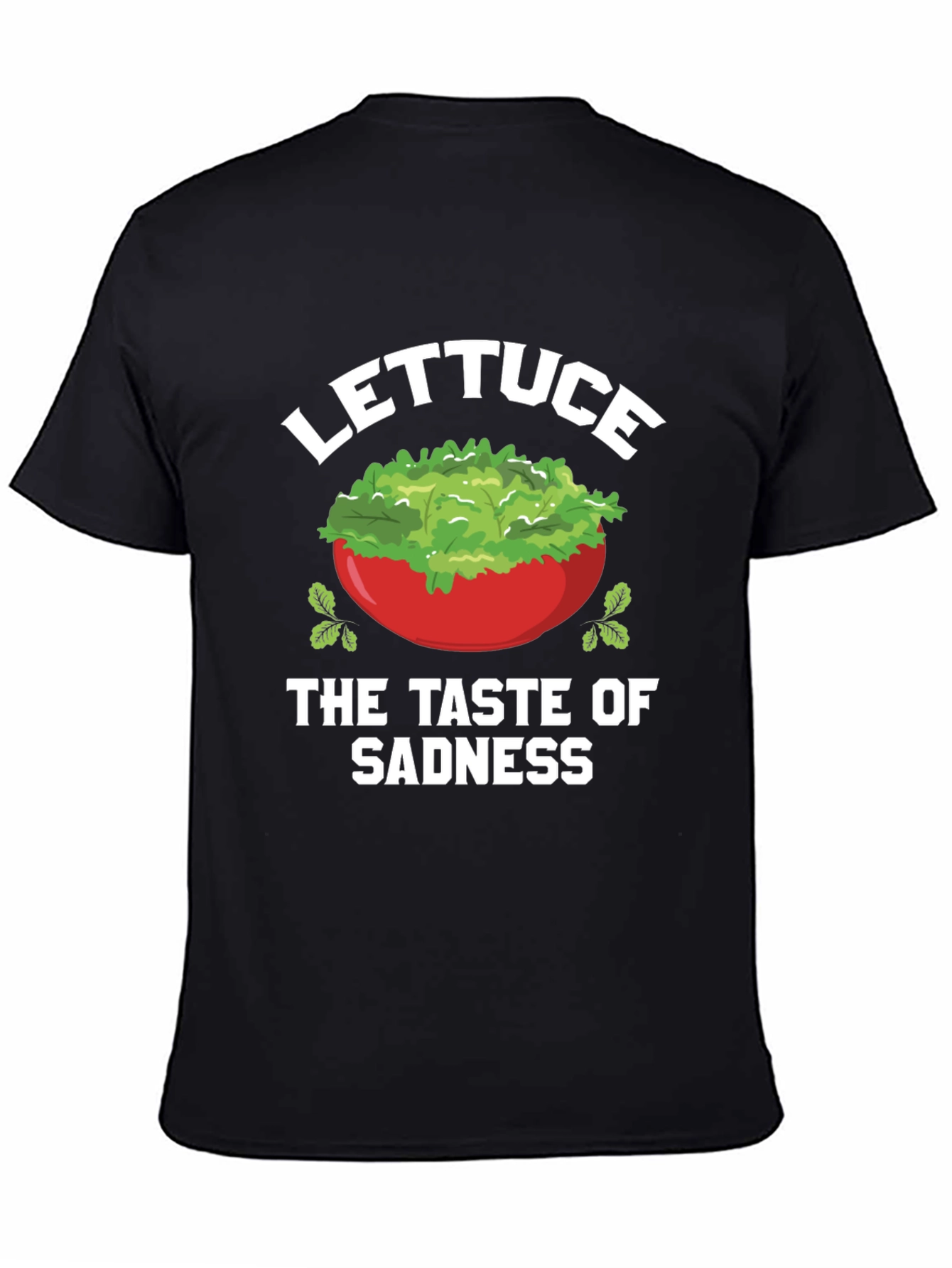 Black Lettuce: The Taste Of Sadness Graphic Tee view 4