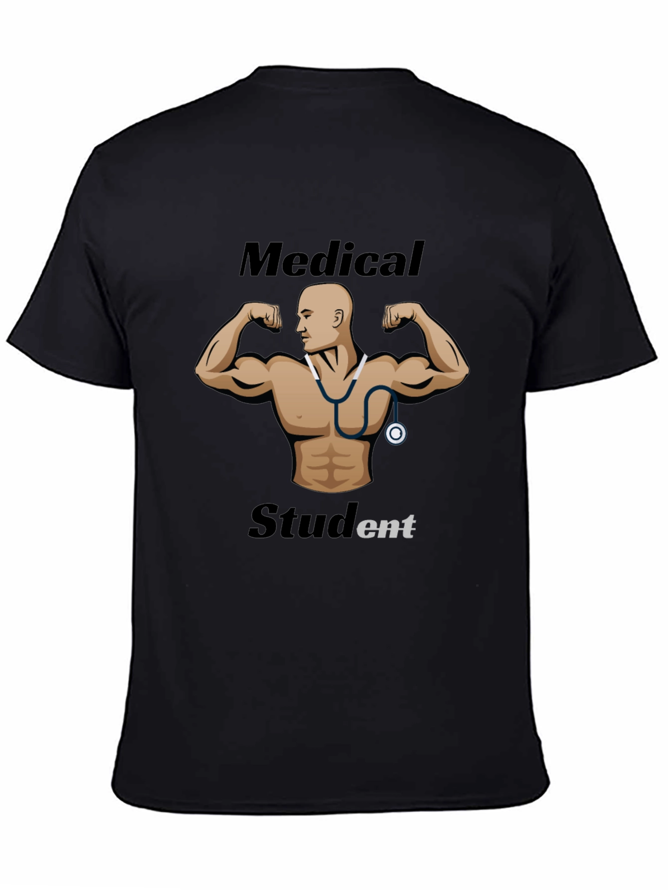 Black Medical Student Flex T-Shirt view 4