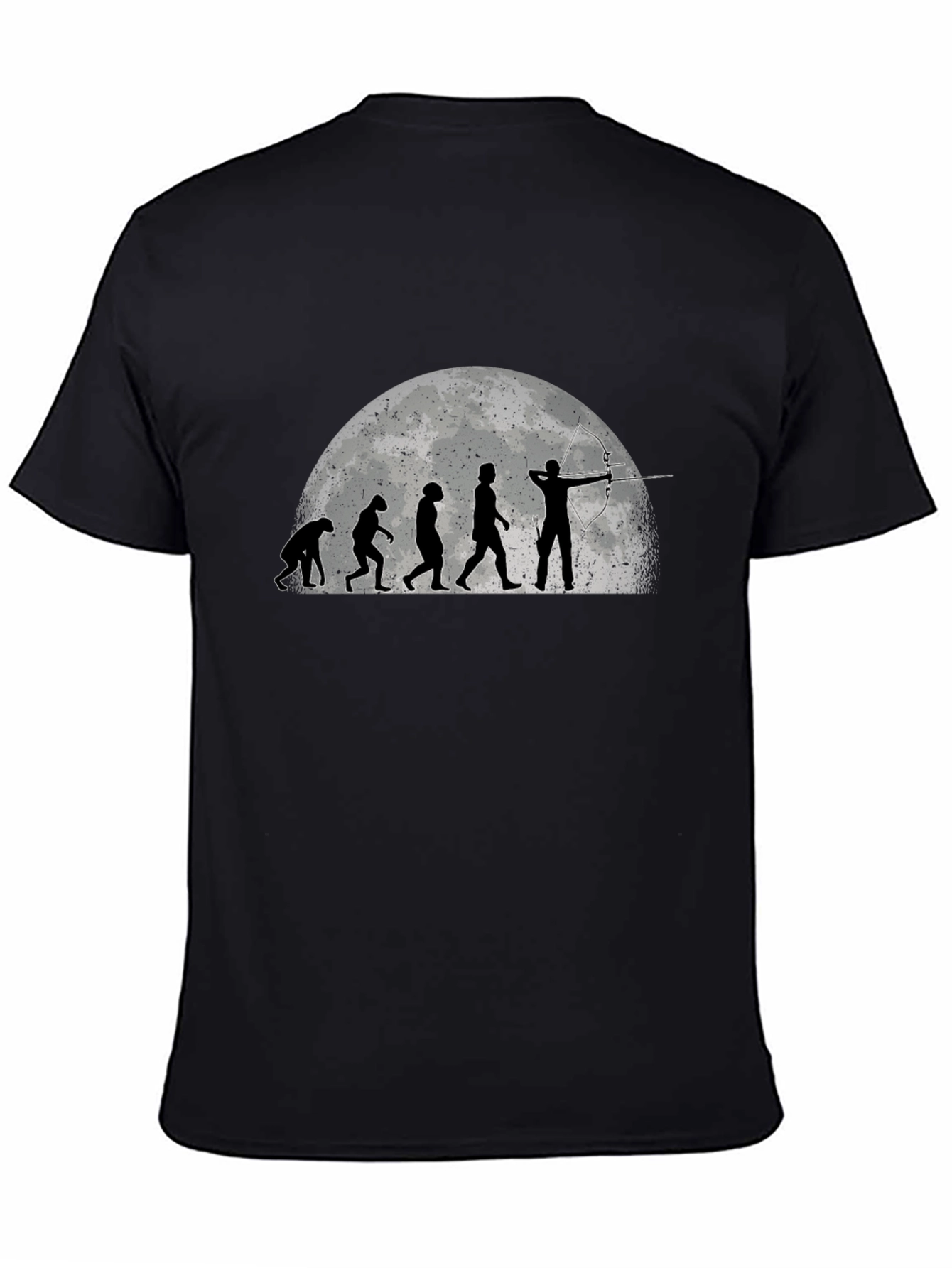 Black Evolution of Archery Black T-Shirt view 4
