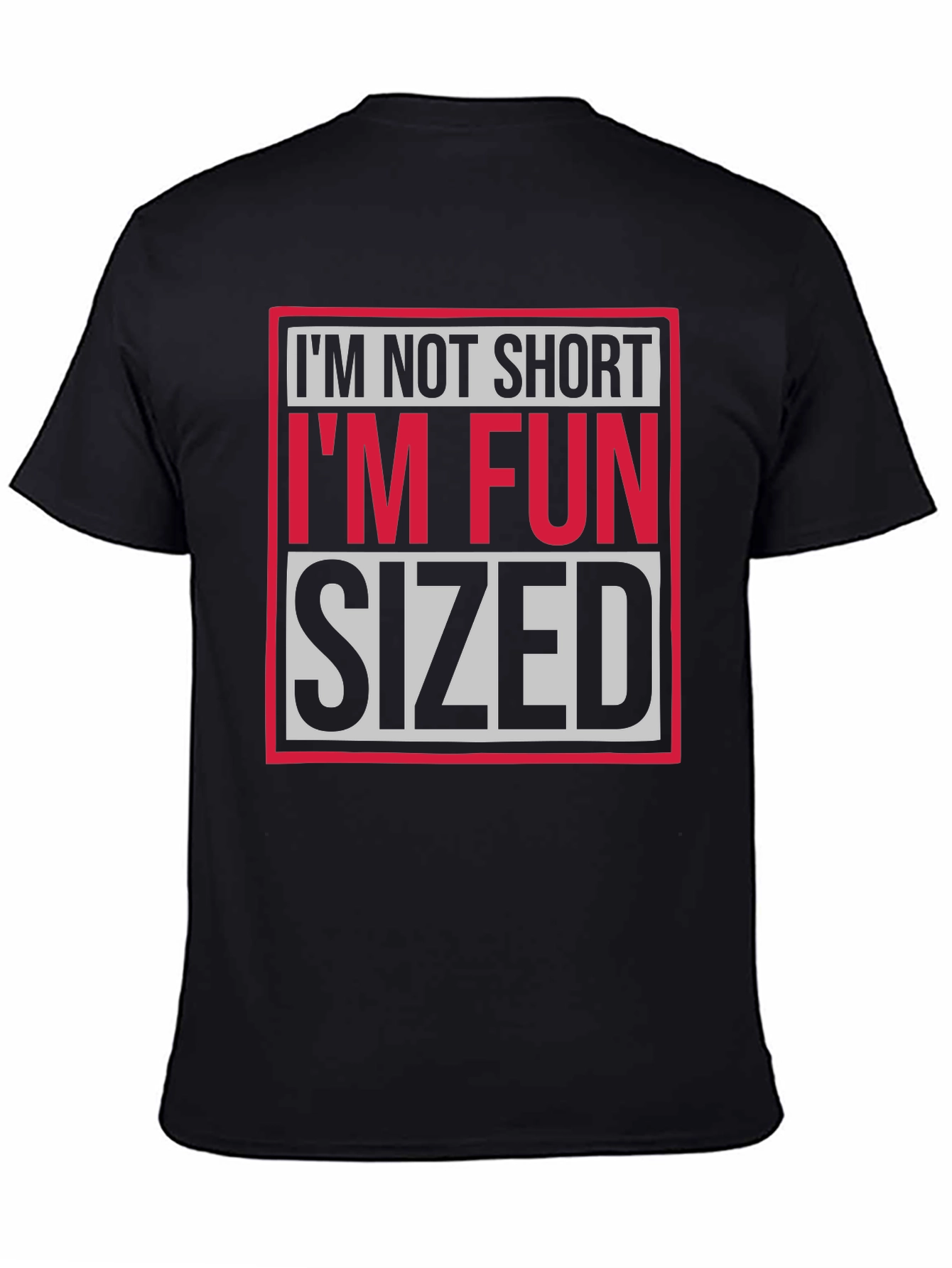 Black Fun-Sized Novelty Graphic T-Shirt view 4